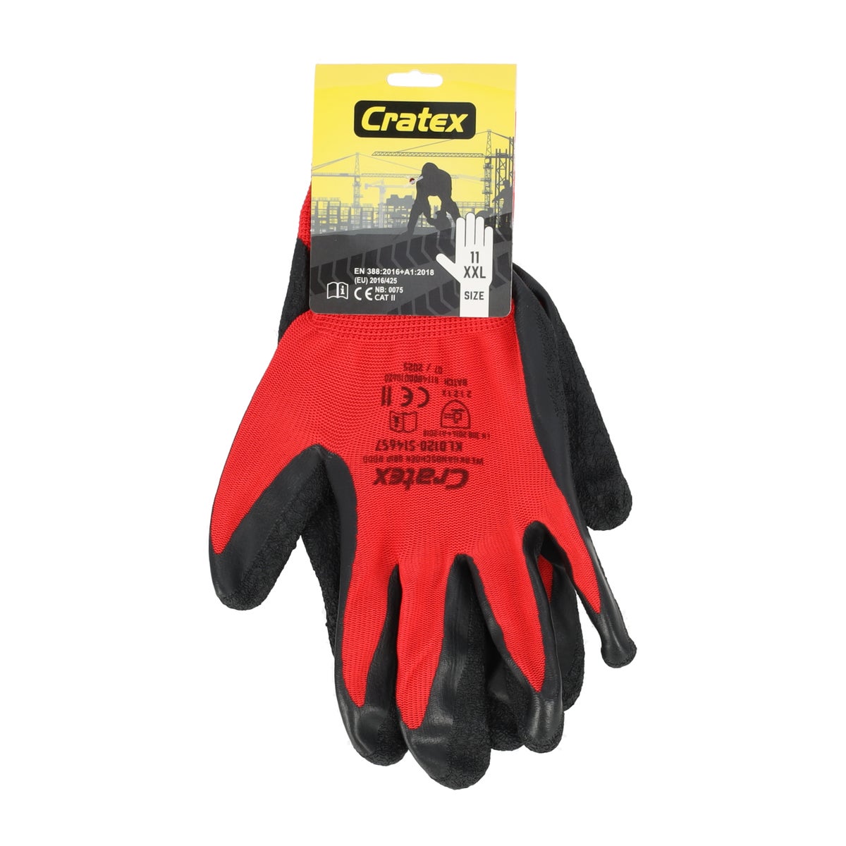 Werkhandschoen grip rood Werkhandschoen grip rood