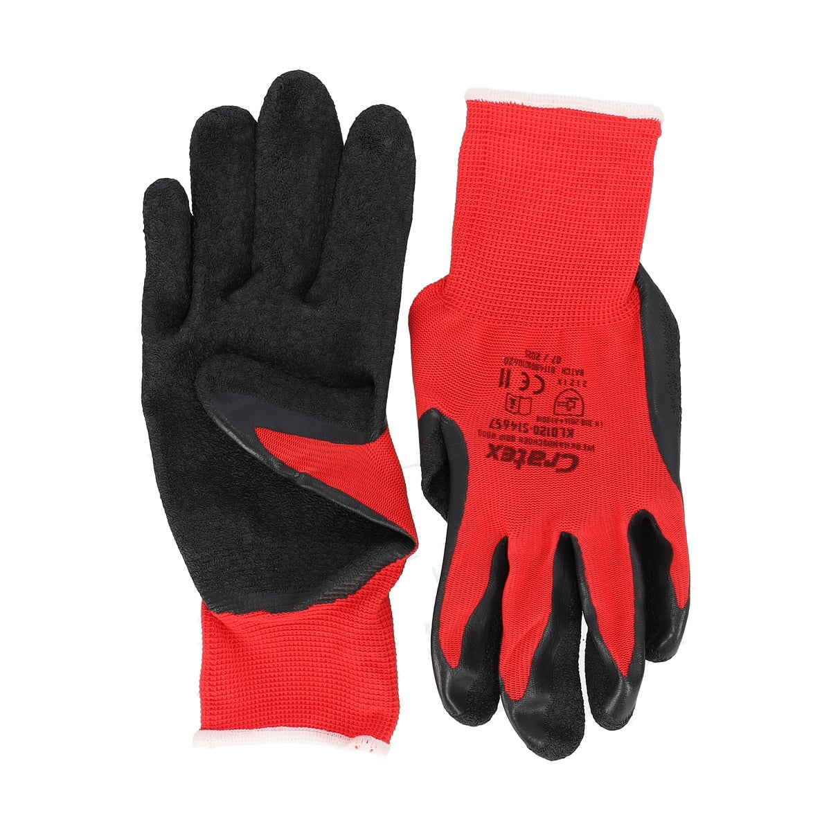 Werkhandschoen grip rood Werkhandschoen grip rood