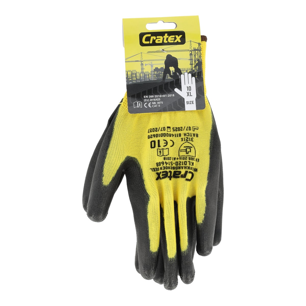 Werkhandschoen geel Werkhandschoen geel