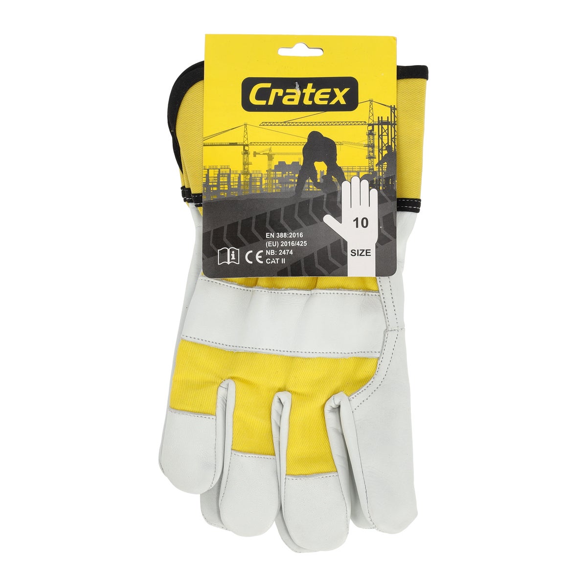 Werkhandschoen leer Lux maat Werkhandschoen leer Lux maat