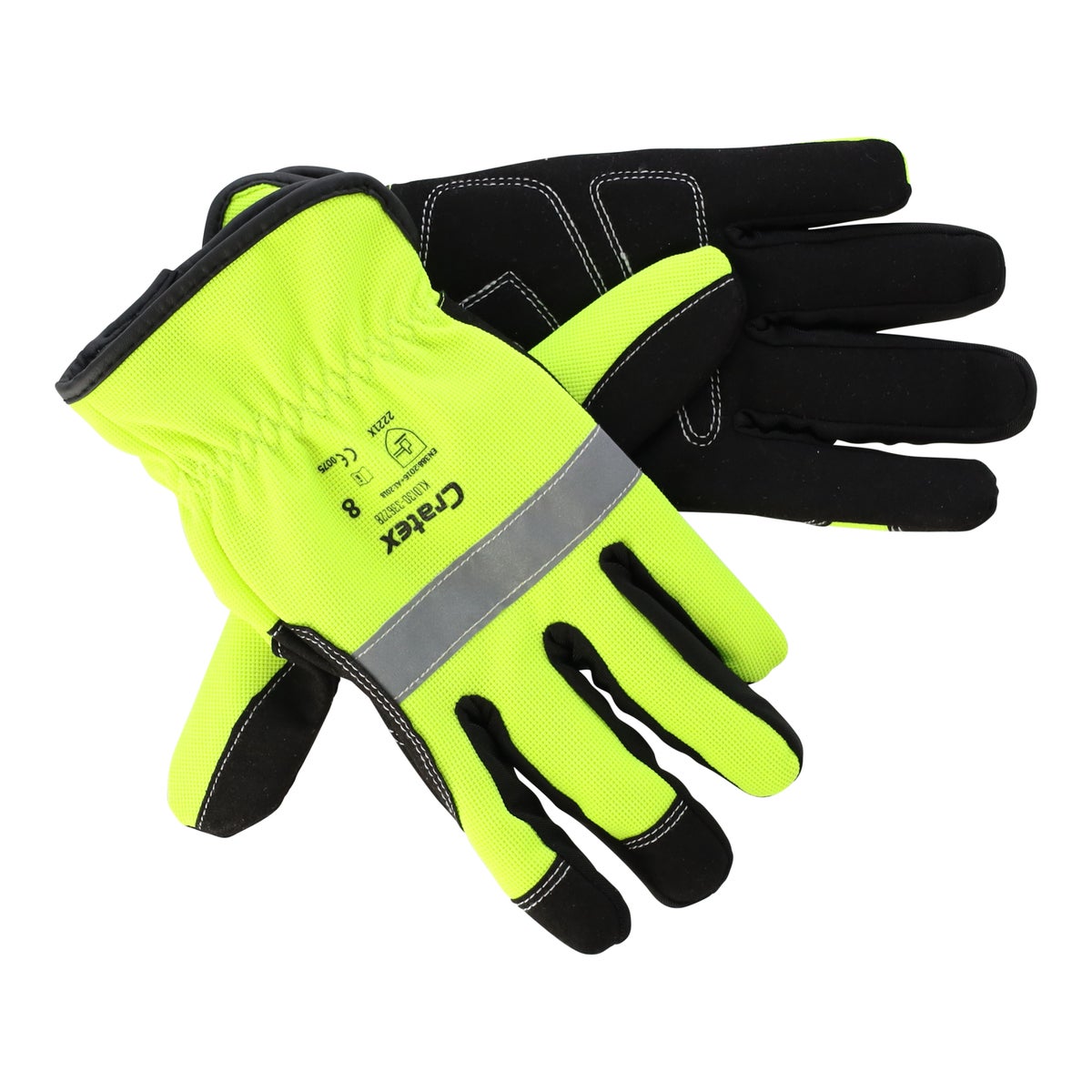 Werkhandschoen fluo geel Werkhandschoen fluo geel