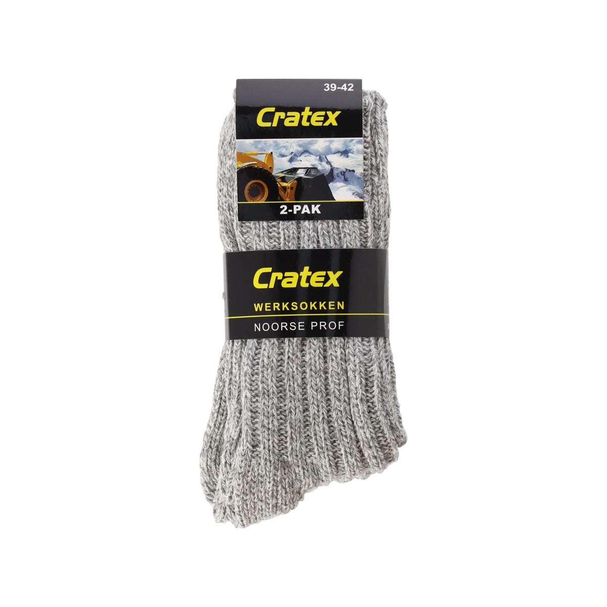 Cratex werksokken Noors design 2 pak Cratex werksokken Noors design 2 pak