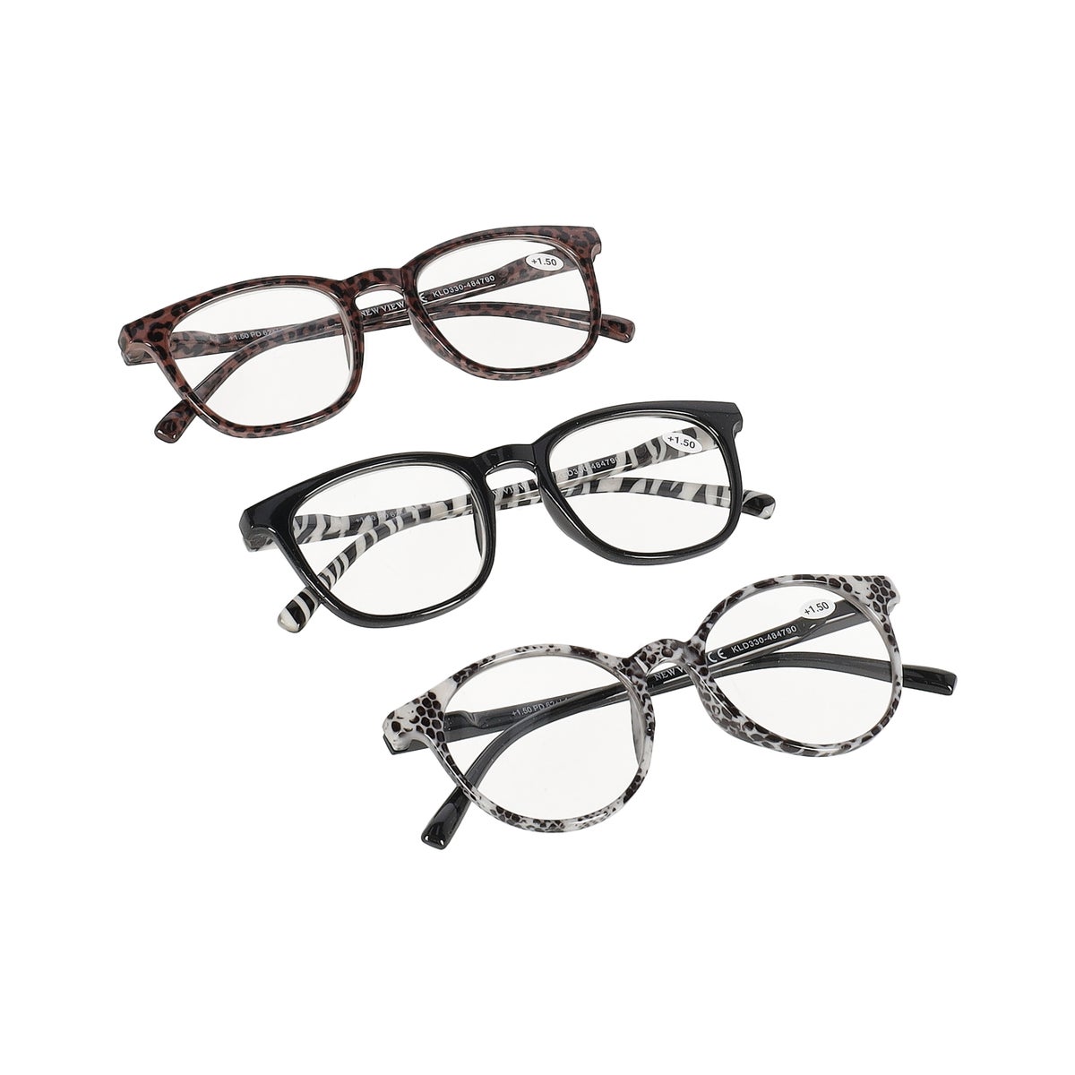 Leesbril 3pak assorti Leesbril 3pak assorti