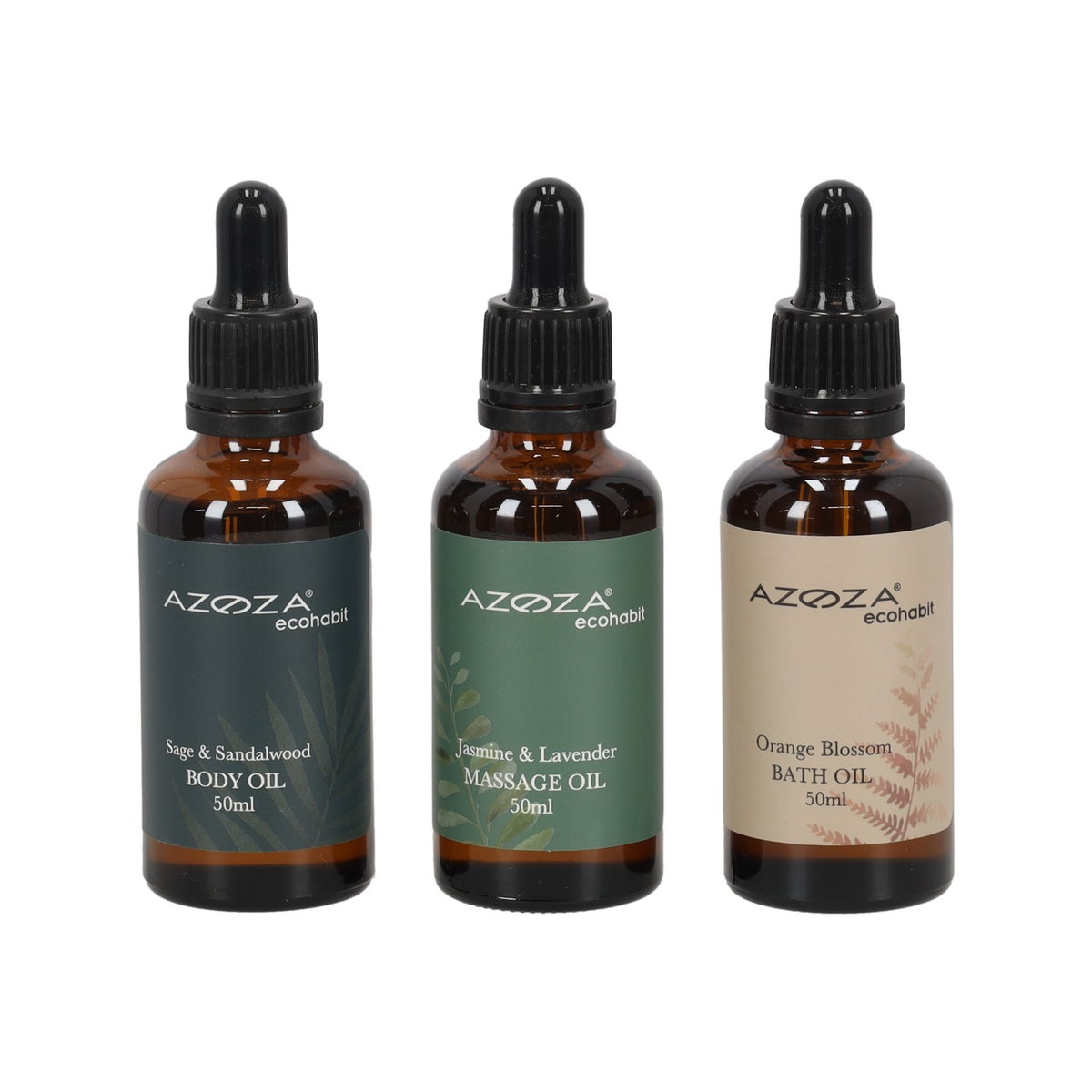 Lichaamsverzorging olieset 3 stuks Eco Habit Lichaamsverzorging olieset 3 stuks Eco Habit