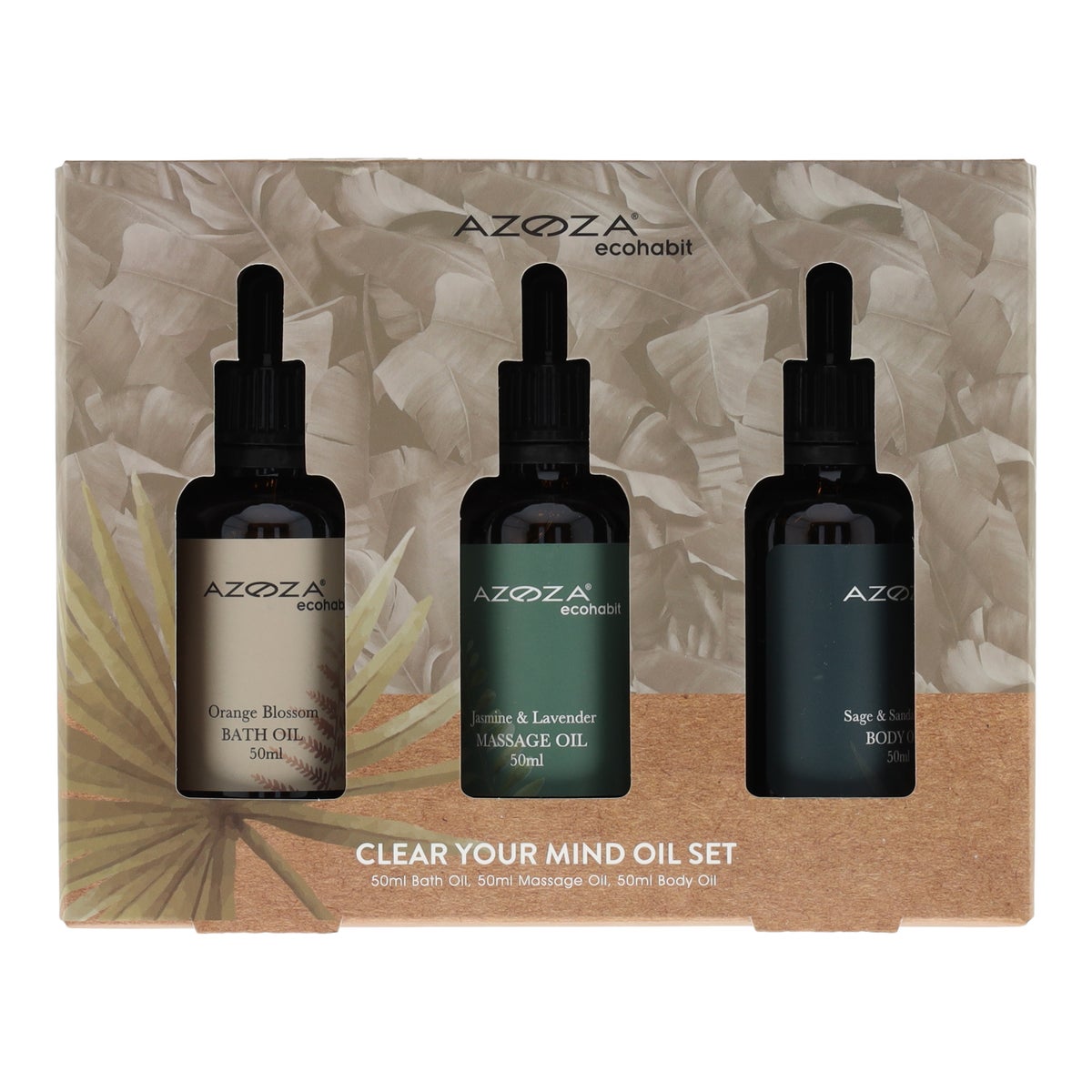 Lichaamsverzorging olieset 3 stuks Eco Habit Lichaamsverzorging olieset 3 stuks Eco Habit