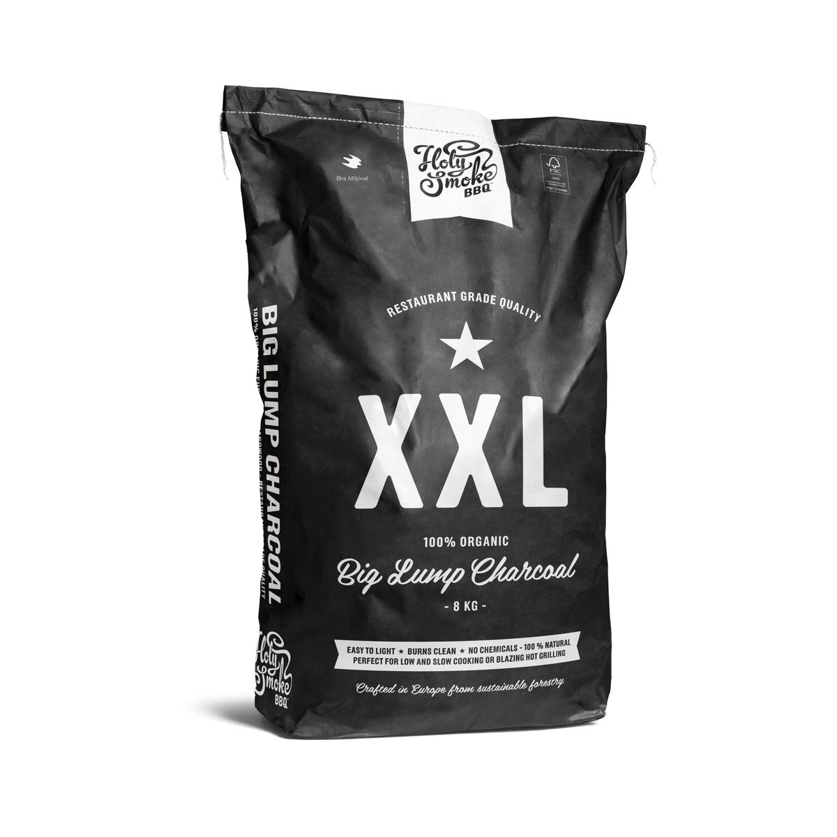 Houtskool restaurant XXL 8 kg Holy Smoke Houtskool restaurant XXL 8 kg Holy Smoke
