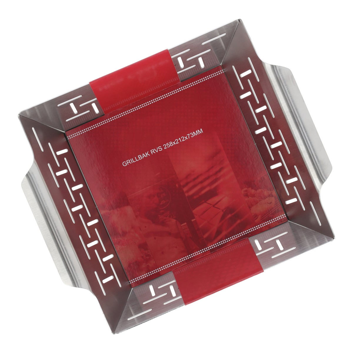 Grillbak RVS 258 x 212 x 73 mm Grillbak RVS 258 x 212 x 73 mm
