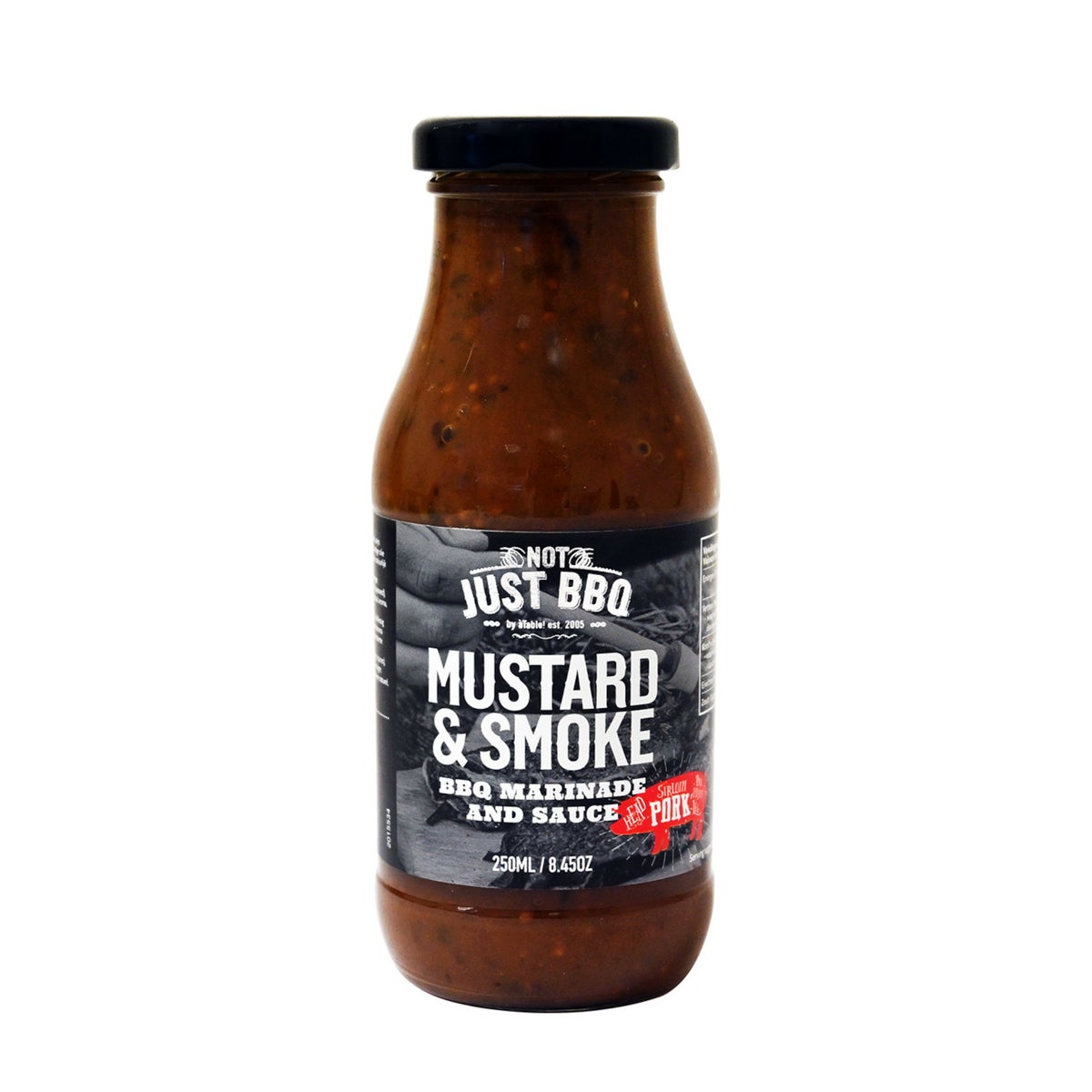 Marinade mustard & smoke 250 ml Not Just BBQ Marinade mustard & smoke 250 ml Not Just BBQ