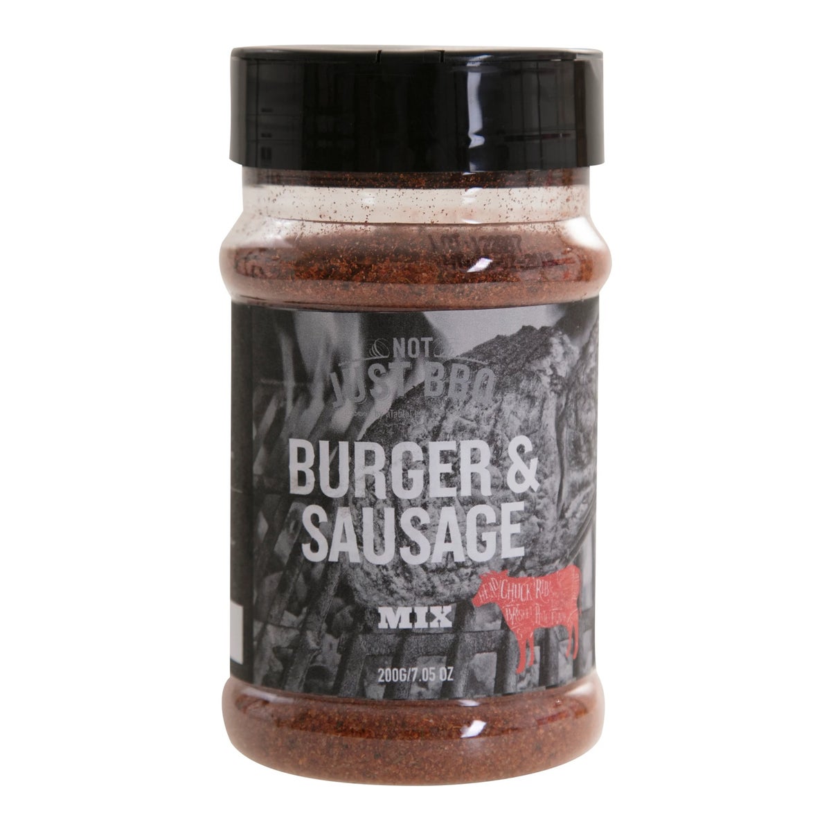 Rub bbq hamburger & sausage 200 g Not Just BBQ Rub bbq hamburger & sausage 200 g Not Just BBQ