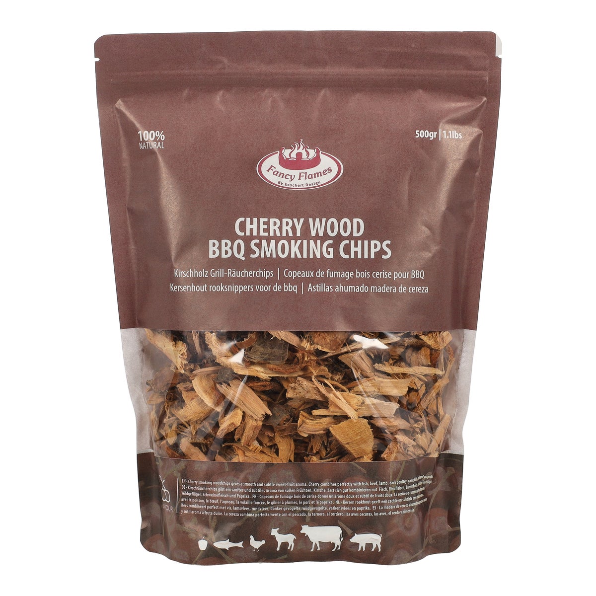 Rookchips kersenhout 500gr Rookchips kersenhout 500gr