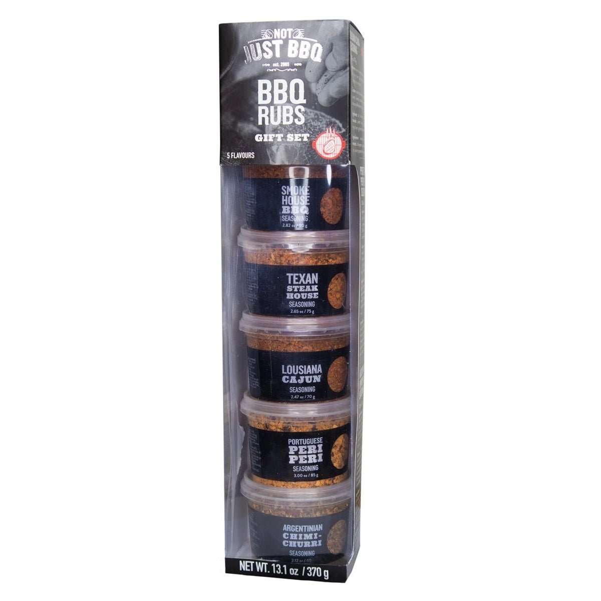 Rub bbq giftset 5 x 70 g Not Just BBQ Rub bbq giftset 5 x 70 g Not Just BBQ