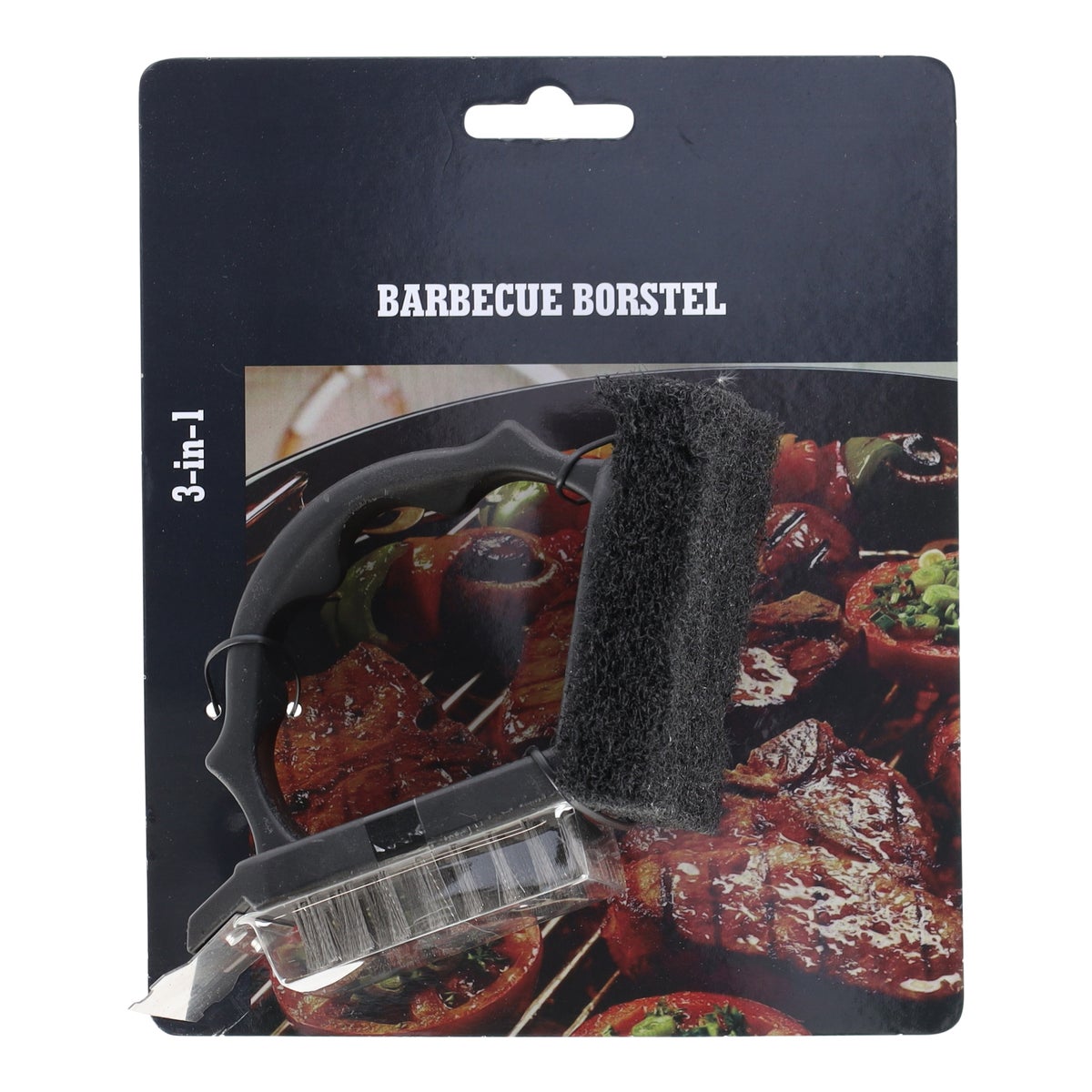 Borstel 3-in-1 Barbecue Borstel 3-in-1 Barbecue