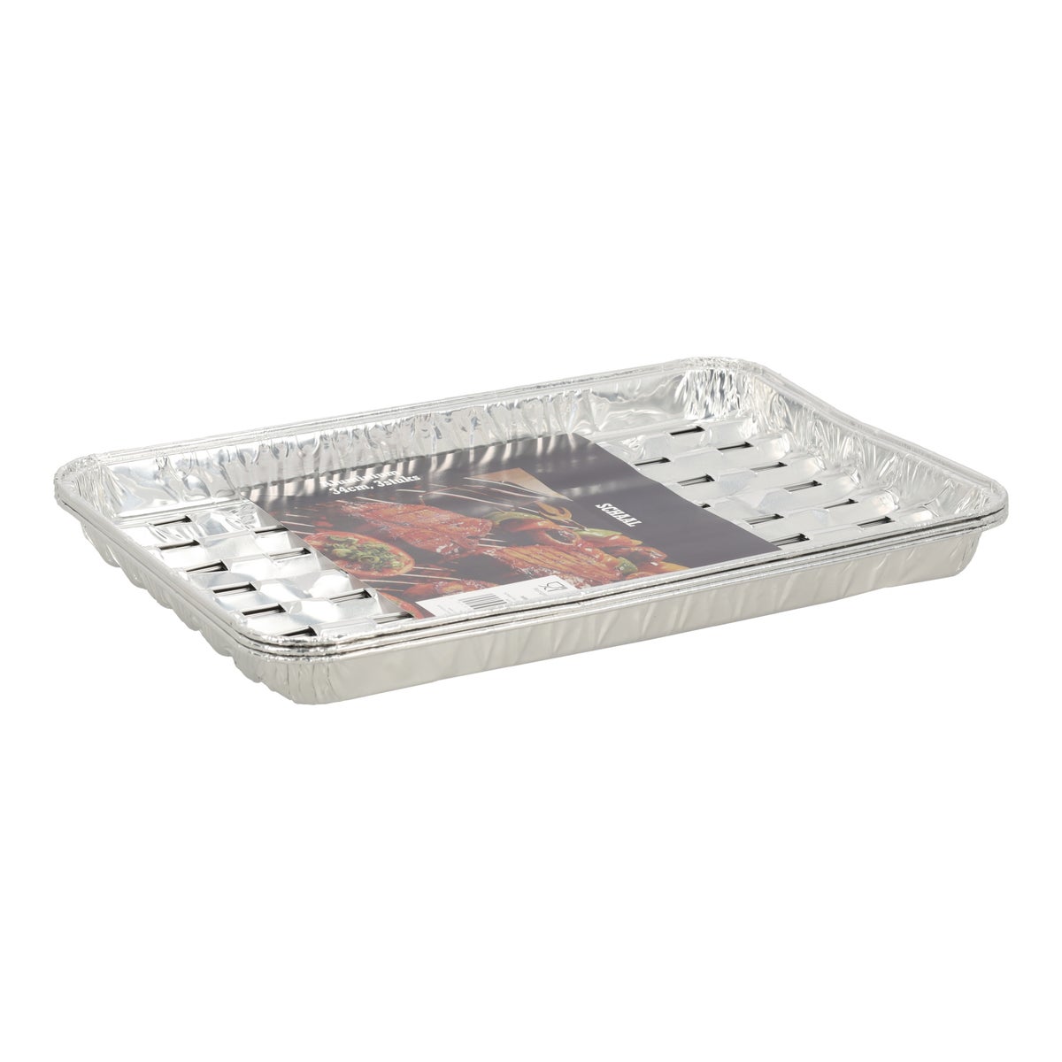 Schaal aluminium 3 stuks 34 cm Schaal aluminium 3 stuks 34 cm