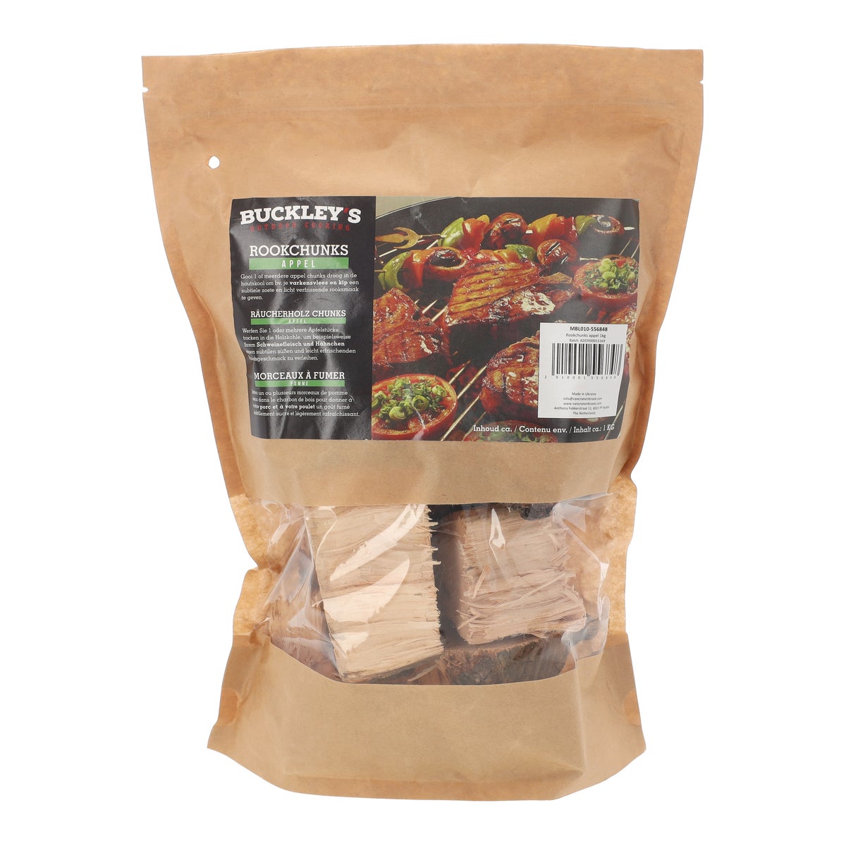 Rookchunks appel 1 kg Rookchunks appel 1 kg
