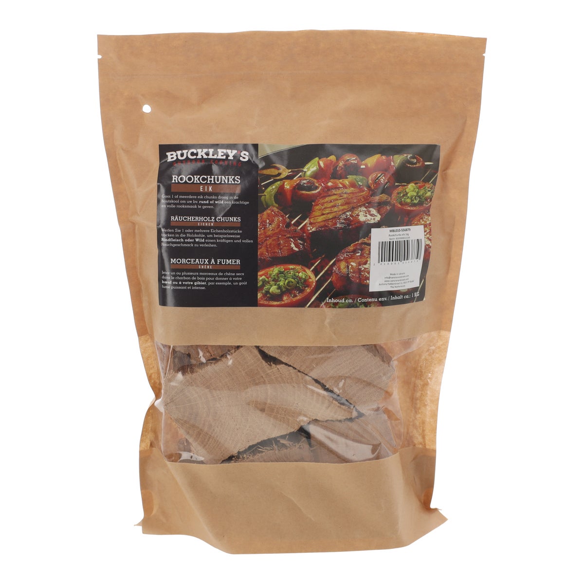 Rookchunks eik 1 kg Rookchunks eik 1 kg