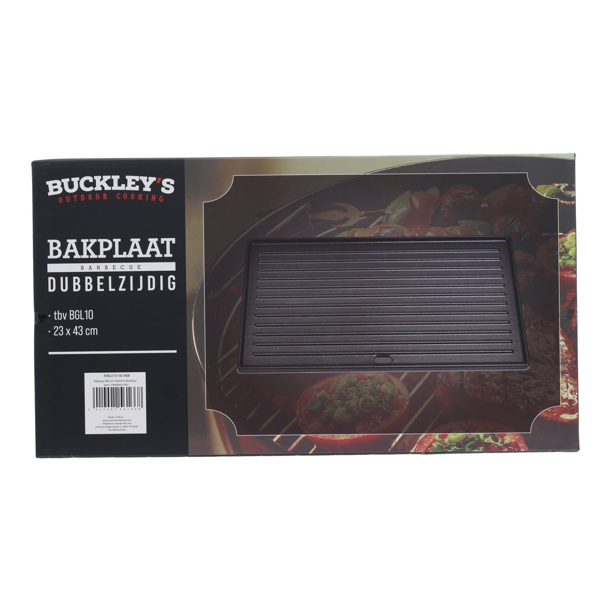 Bakplaat BGL10 23 x 43 cm Buckleys Bakplaat BGL10 23 x 43 cm Buckleys