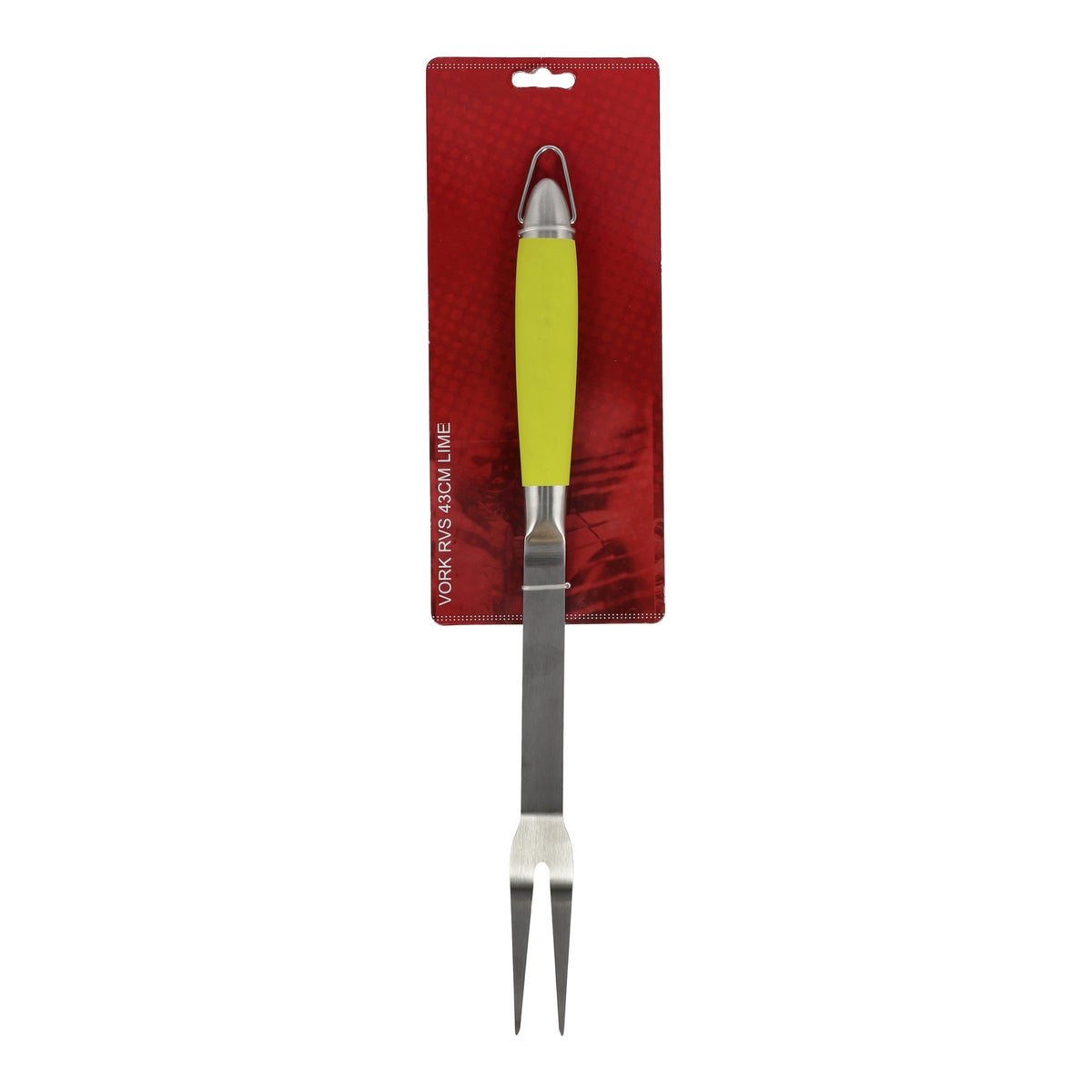 Vork RVS 43 cm lime Vork RVS 43 cm lime