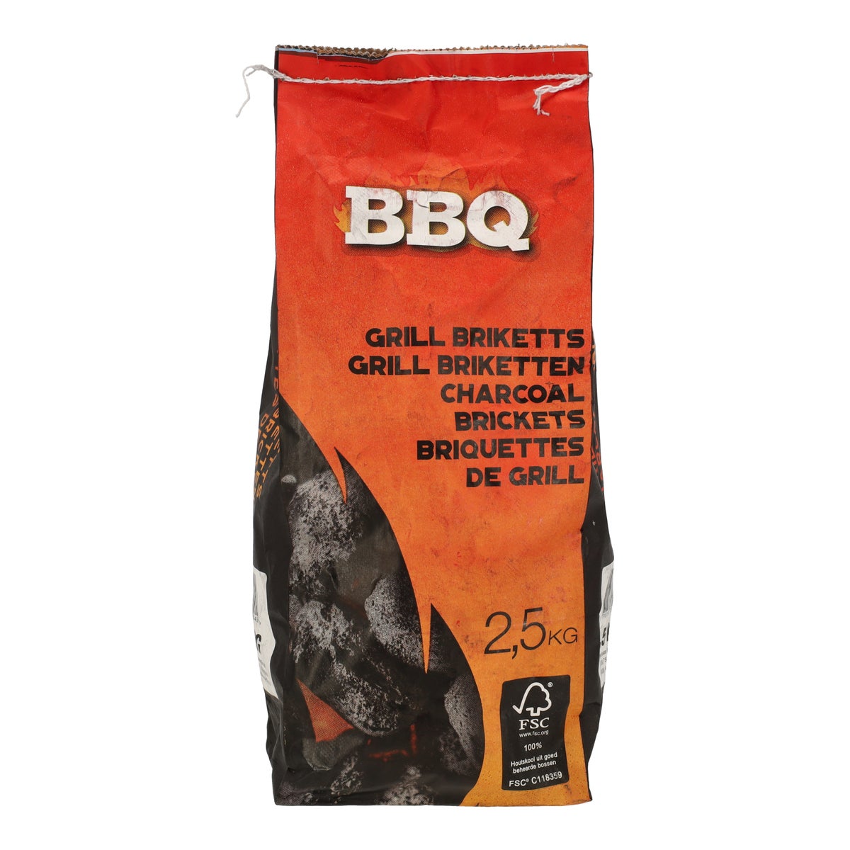 Houtskool briketten 2,5 kg Houtskool briketten 2,5 kg