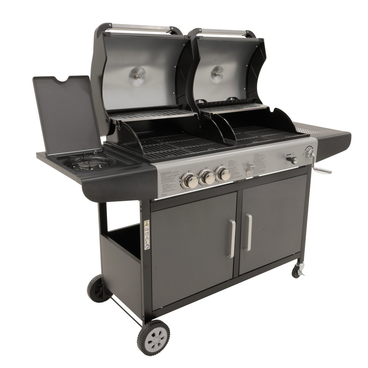 Gas- en houtskoolbarbecue New York Gas- en houtskoolbarbecue New York