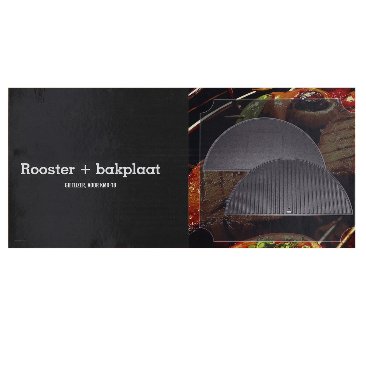 Bakplaat half CI KMD-18 Bakplaat half CI KMD-18