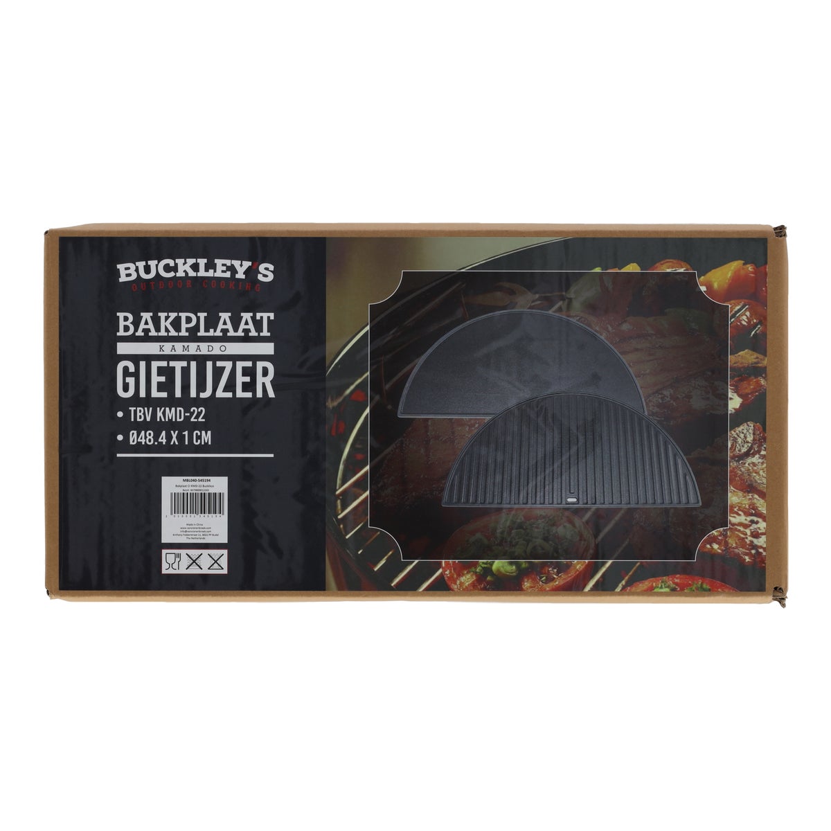 Bakplaat CI Kamado-22 Buckleys Bakplaat CI Kamado-22 Buckleys