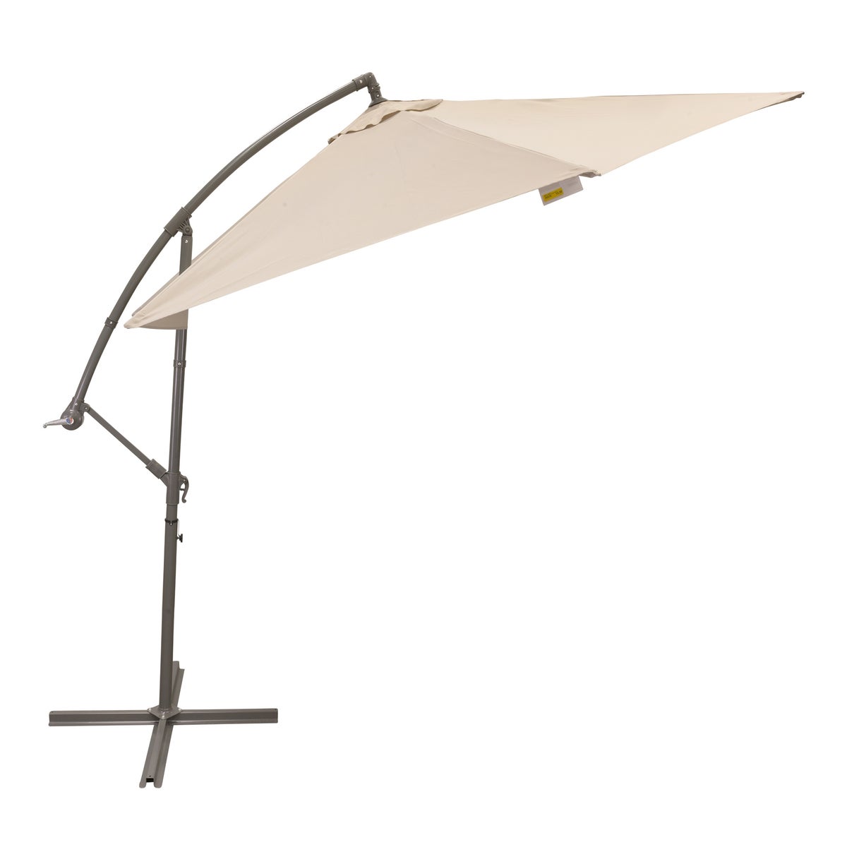 Zweefparasol Segni grijs/zand 3 meter Zweefparasol Segni grijs/zand 3 meter