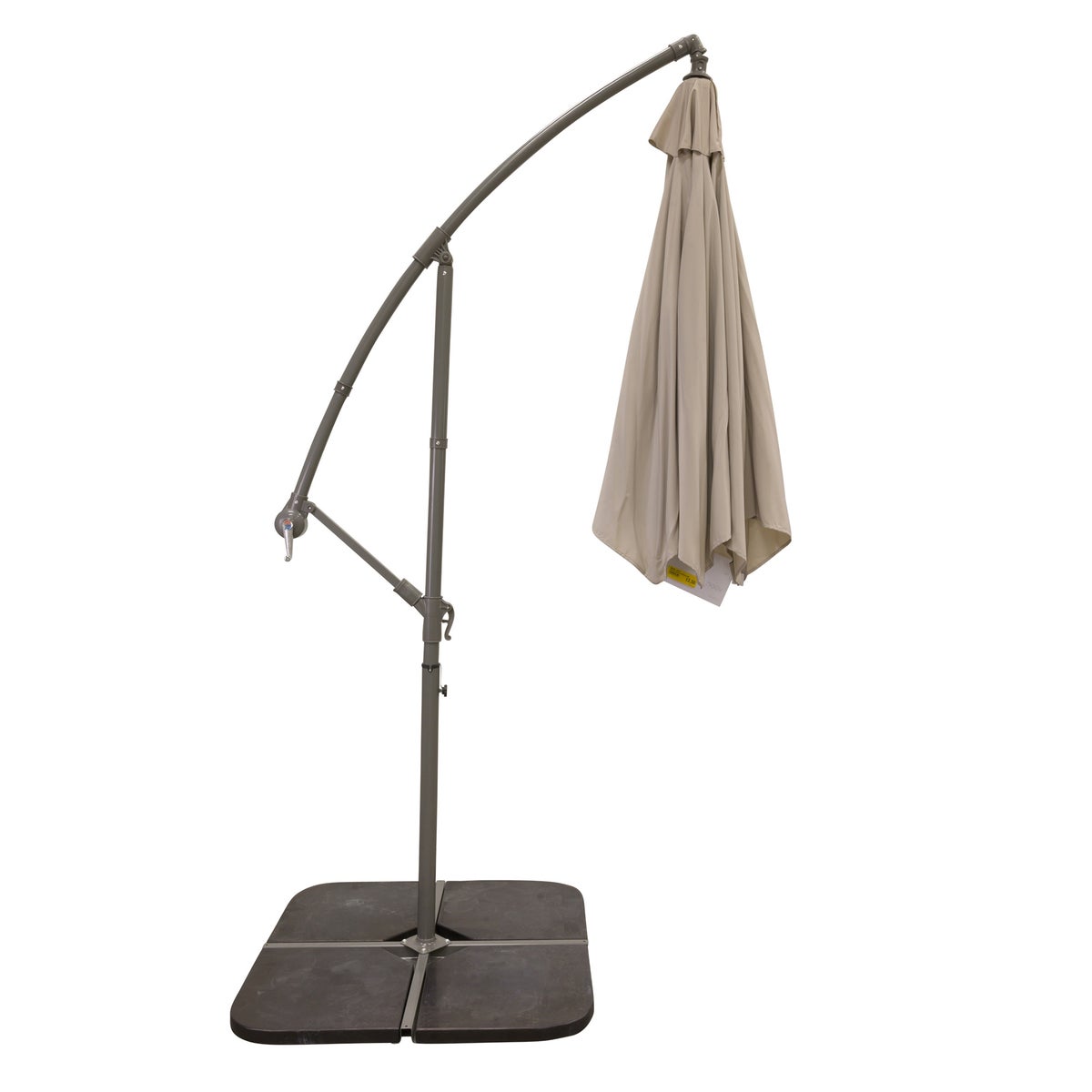 Zweefparasol Segni grijs/zand 3 meter Zweefparasol Segni grijs/zand 3 meter