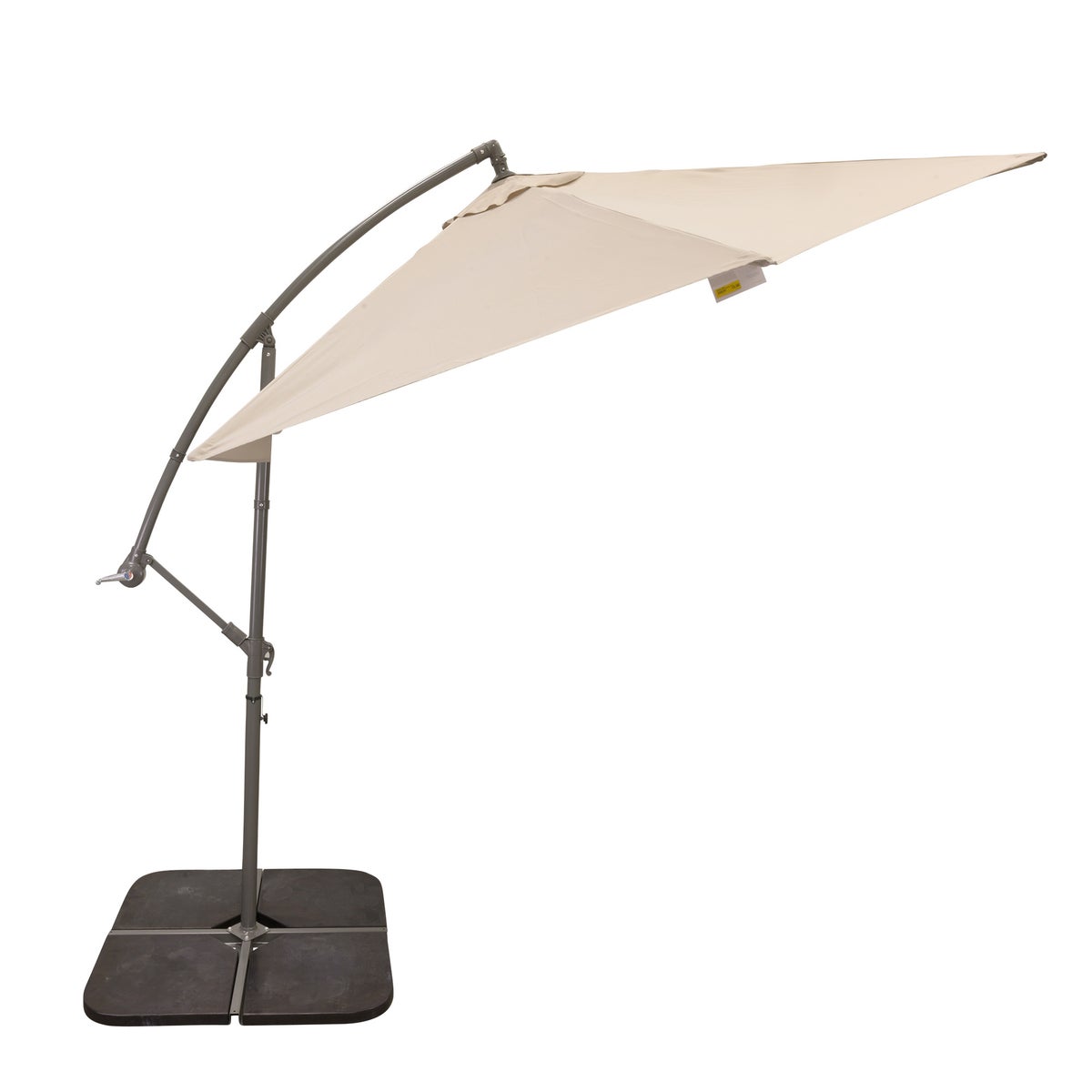 Zweefparasol Segni grijs/zand 3 meter Zweefparasol Segni grijs/zand 3 meter