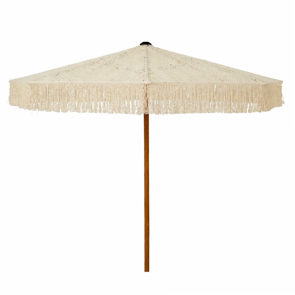 Parasol 200 cm beige crochet Parasol 200 cm beige crochet