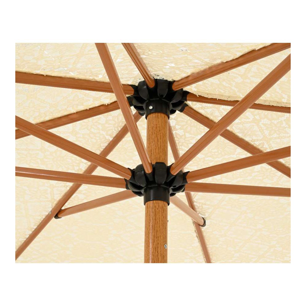 Parasol 200 cm beige crochet Parasol 200 cm beige crochet