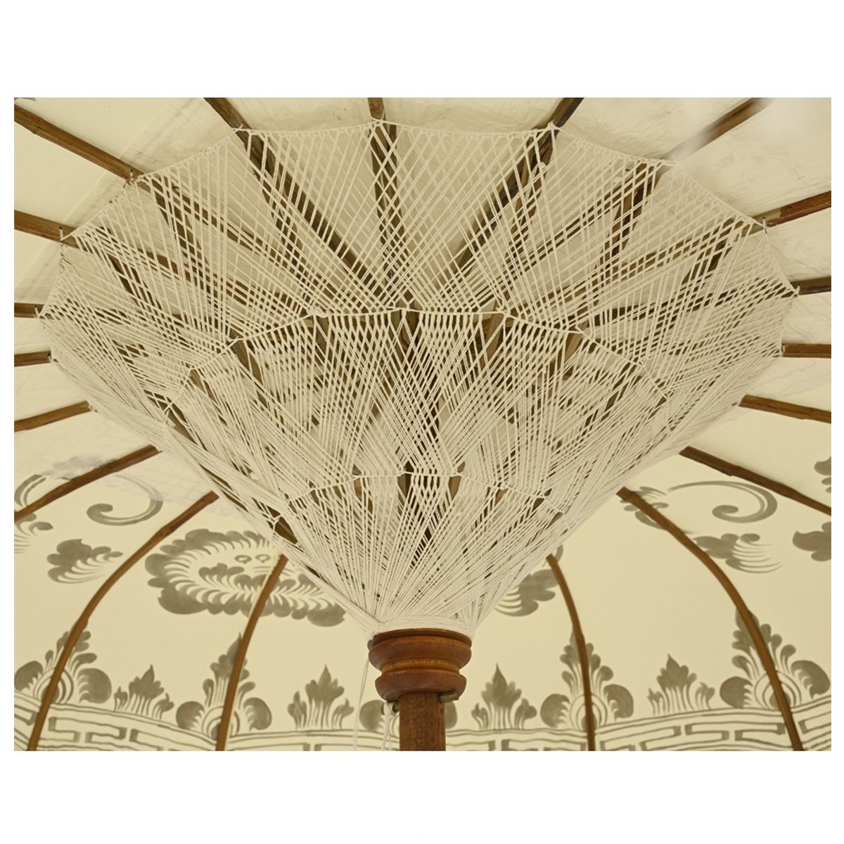 Parasol katoen creme 200 cm Parasol katoen creme 200 cm