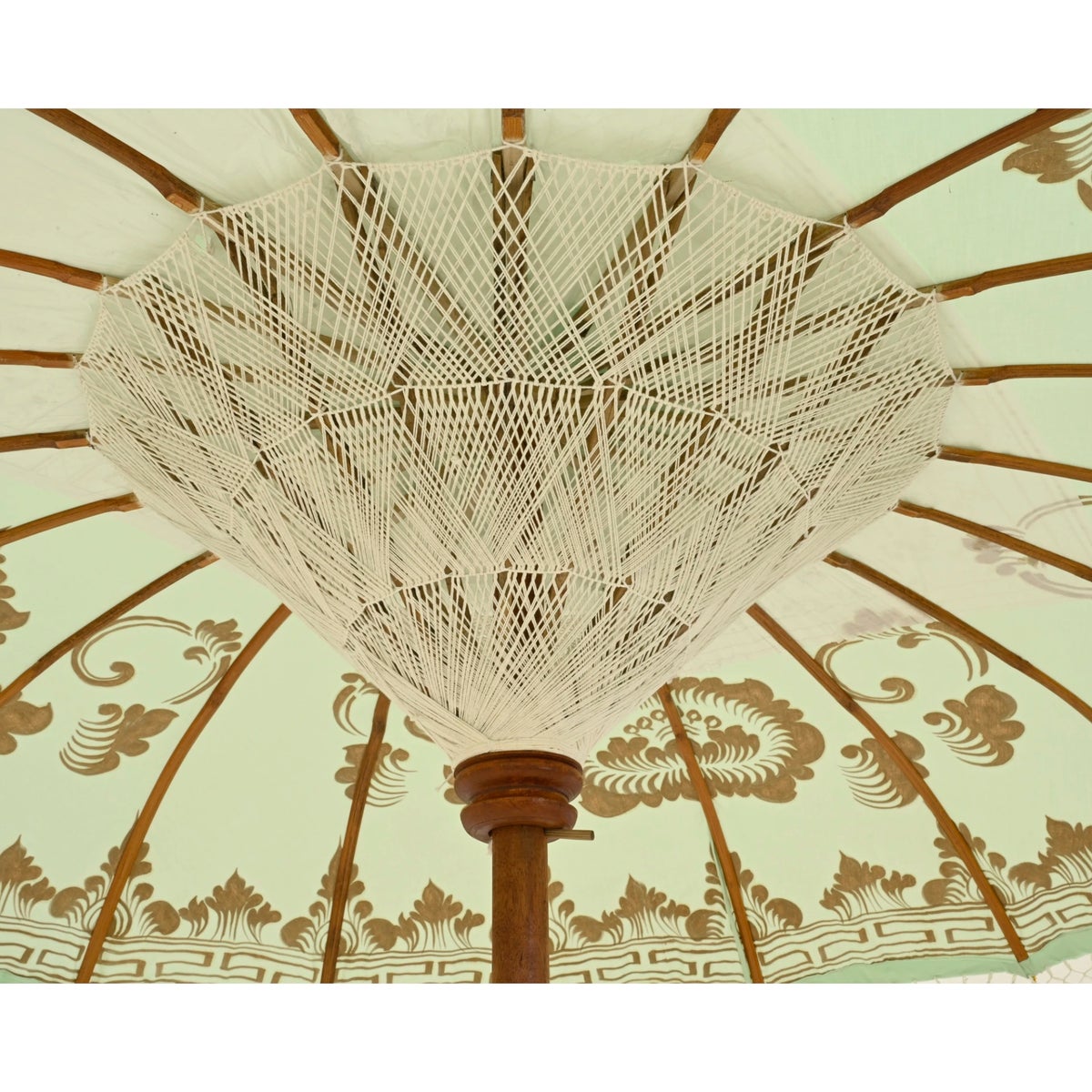 Parasol katoen groen 200 cm Parasol katoen groen 200 cm