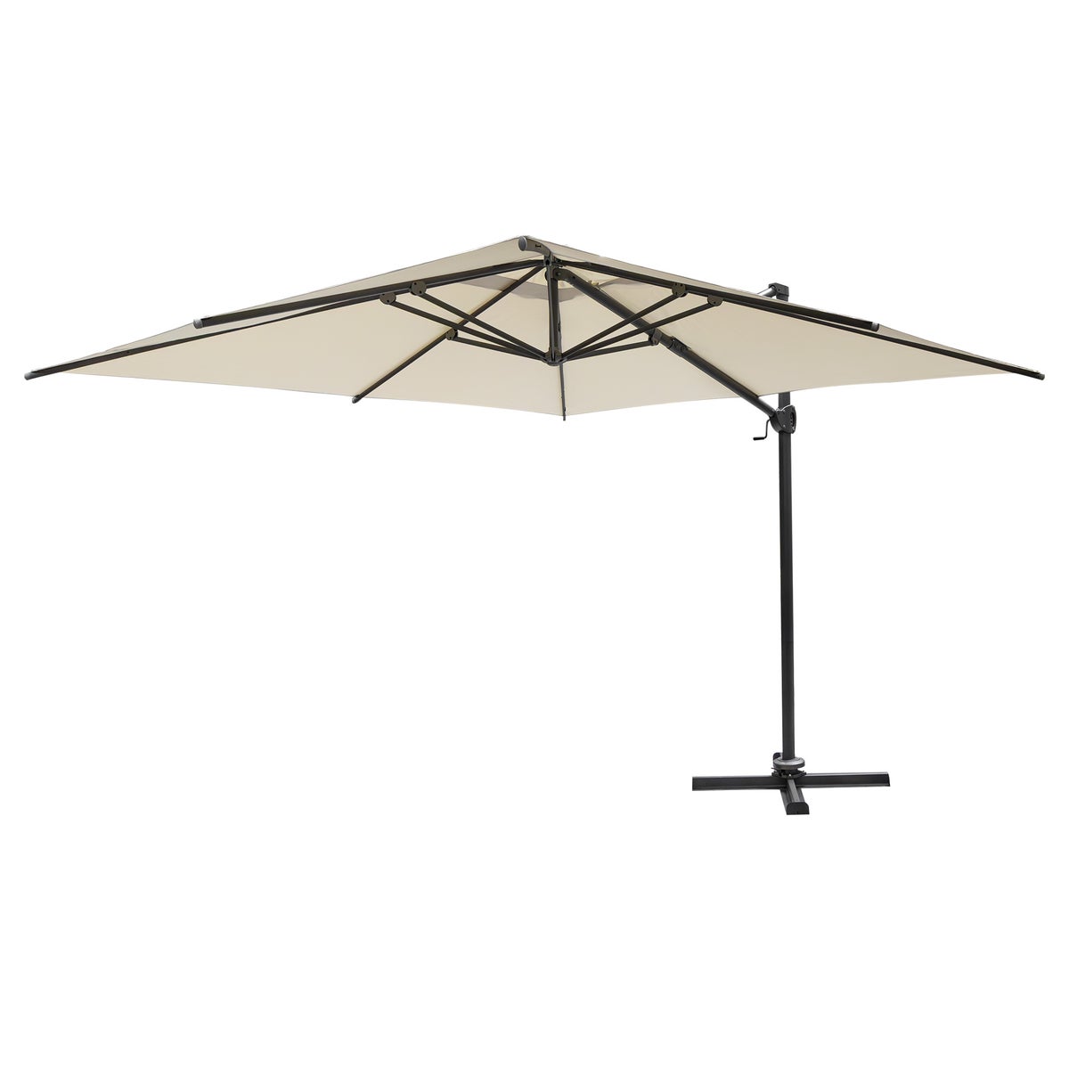Zweefparasol roma 3x3m zand Zweefparasol roma 3x3m zand