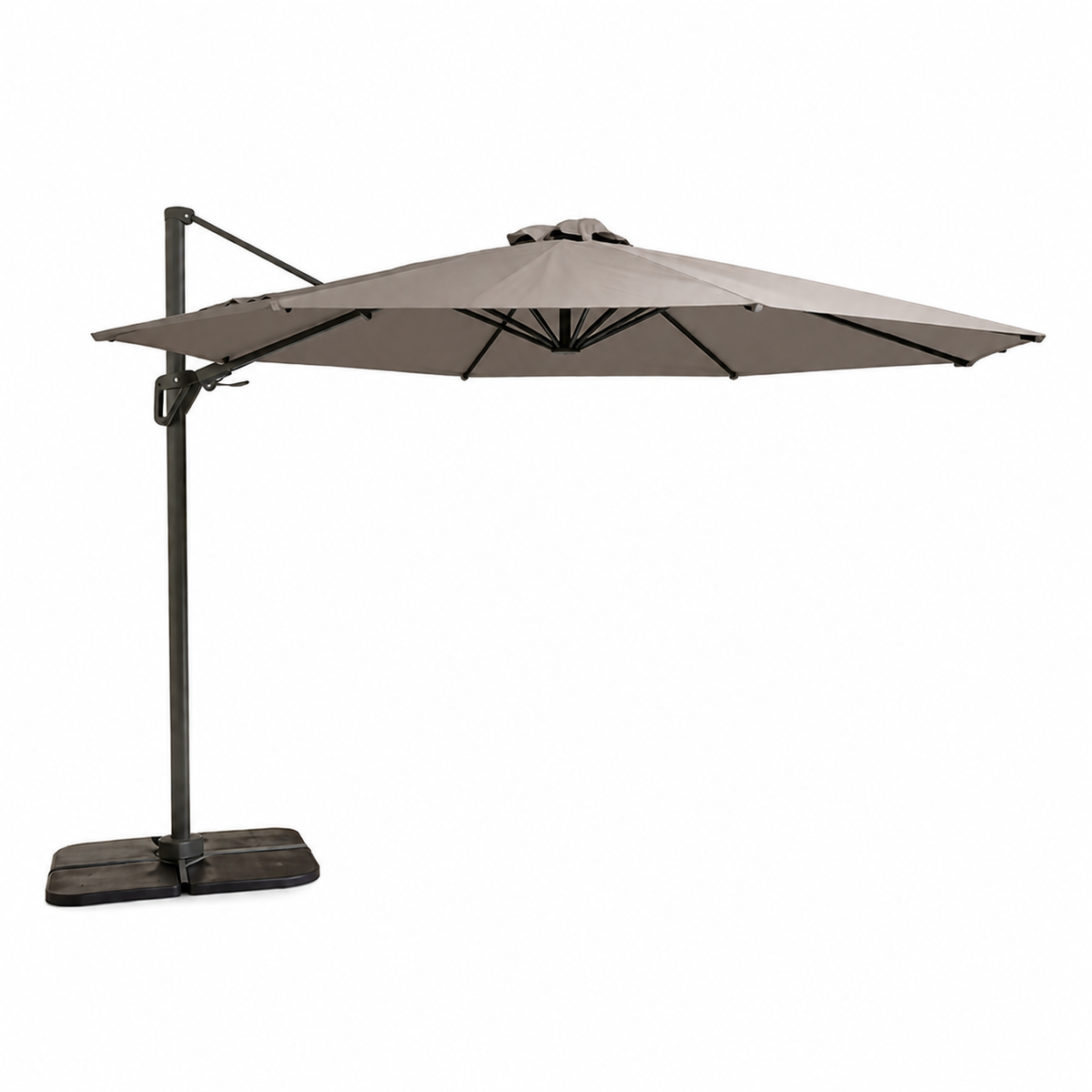 Zweefparasol Free Lunga Tilt 300 taupe Zweefparasol Free Lunga Tilt 300 taupe