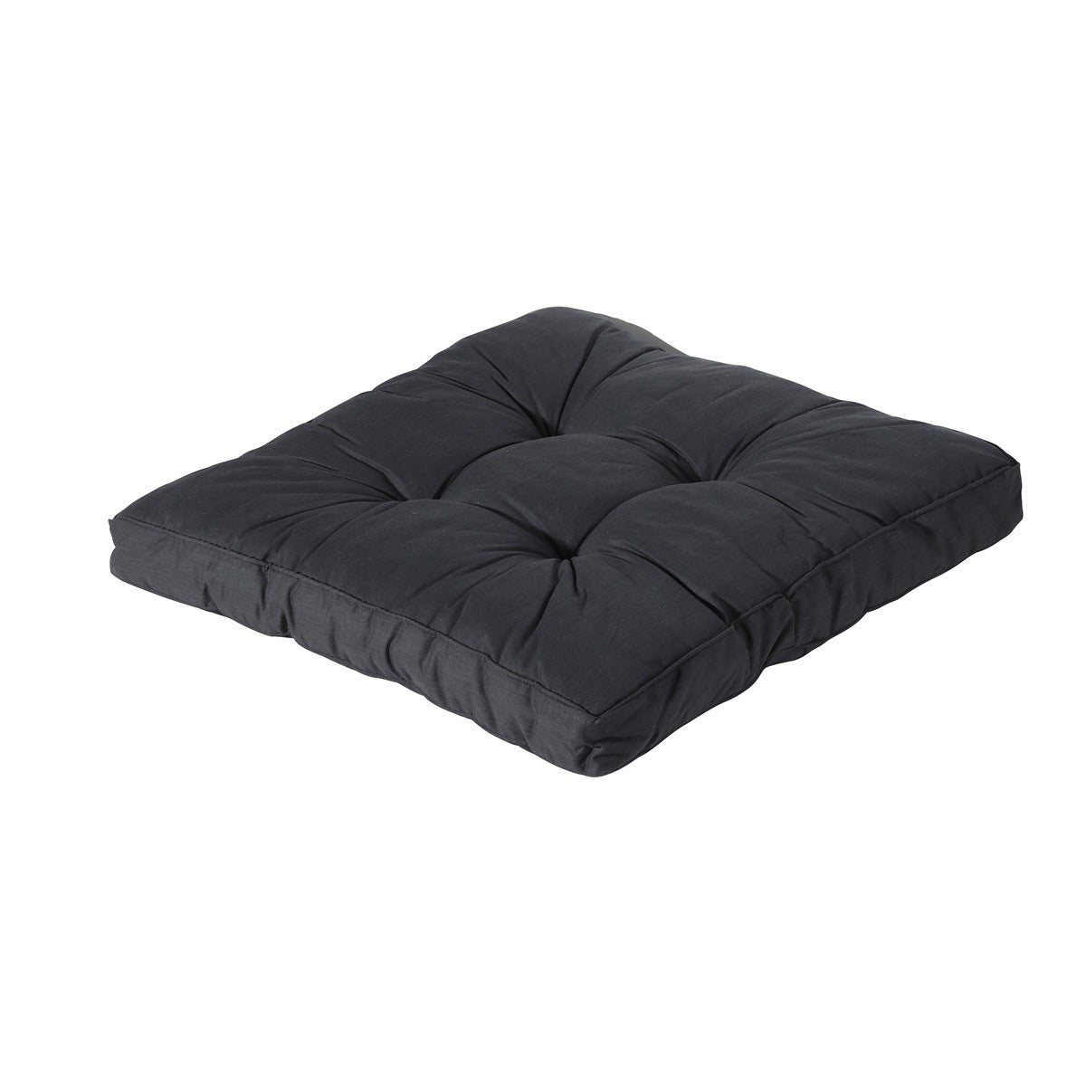 Basic black lounge zitkussen 60 x 60 cm Basic black lounge zitkussen 60 x 60 cm