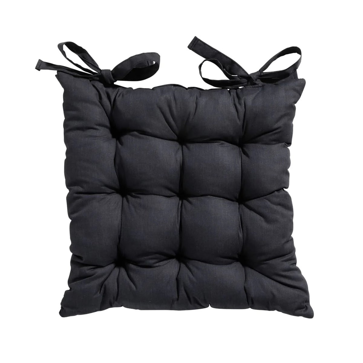 Basic black Toscane kussen 46 x 46 cm Basic black Toscane kussen 46 x 46 cm