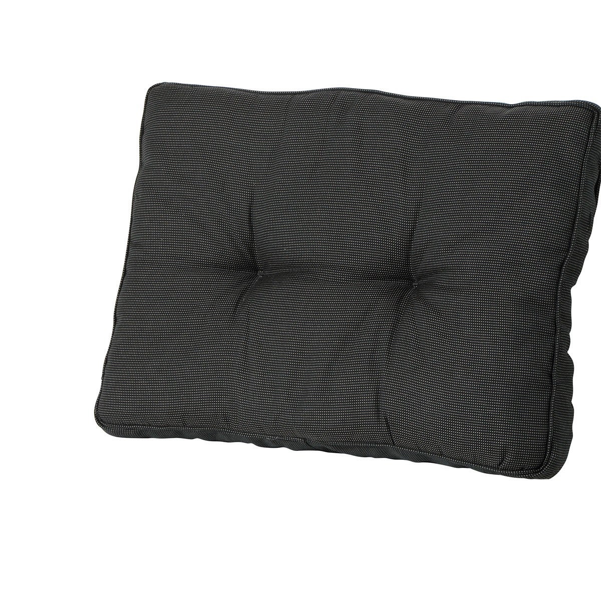 Rib black lounge rugkussen 60 x 40 cm Rib black lounge rugkussen 60 x 40 cm