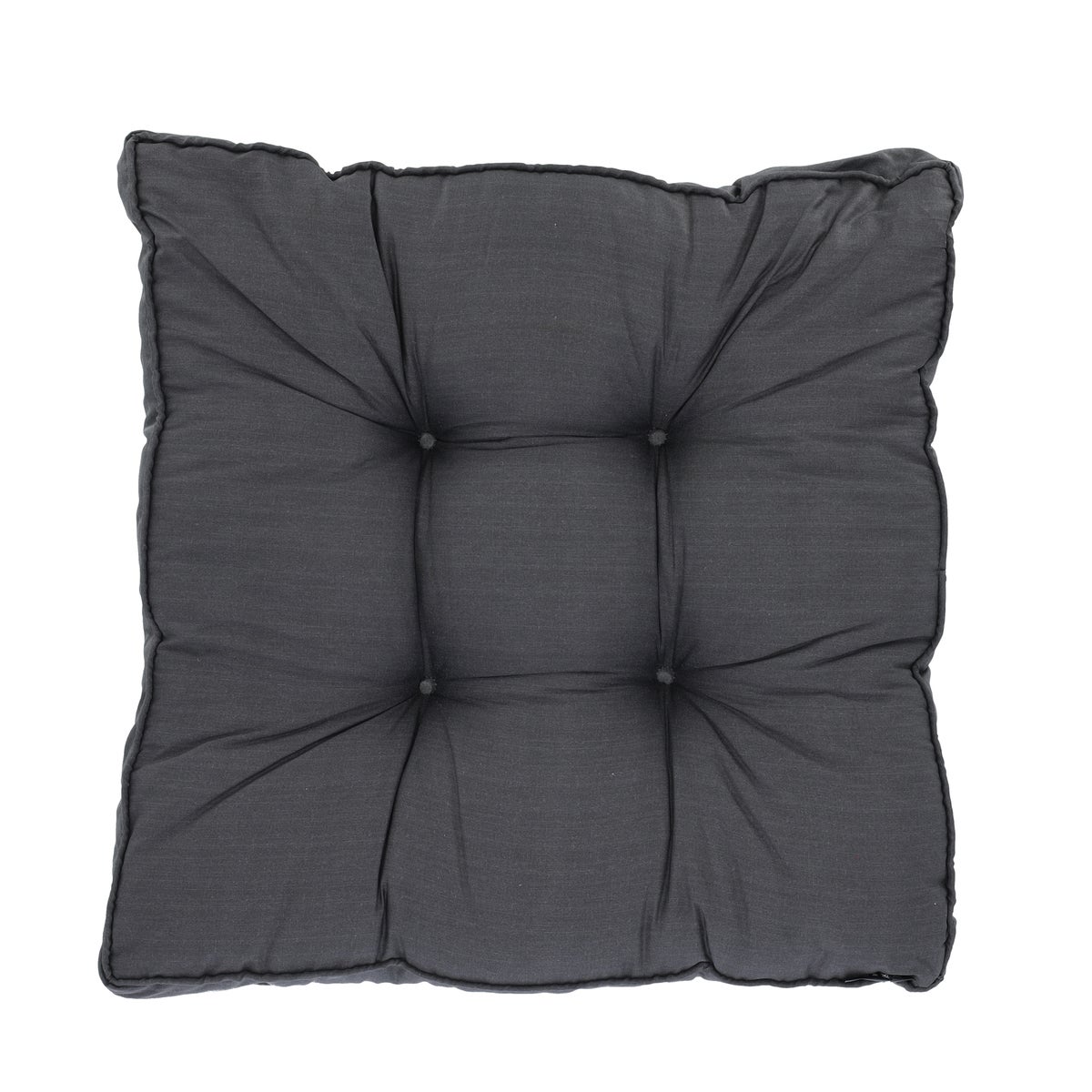 Basic black lounge zitkussen 73 x 73 cm Basic black lounge zitkussen 73 x 73 cm
