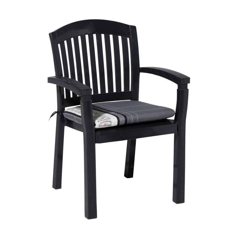 Madison garden grey A056 zitkussen 46 x 48 cm Madison garden grey A056 zitkussen 46 x 48 cm