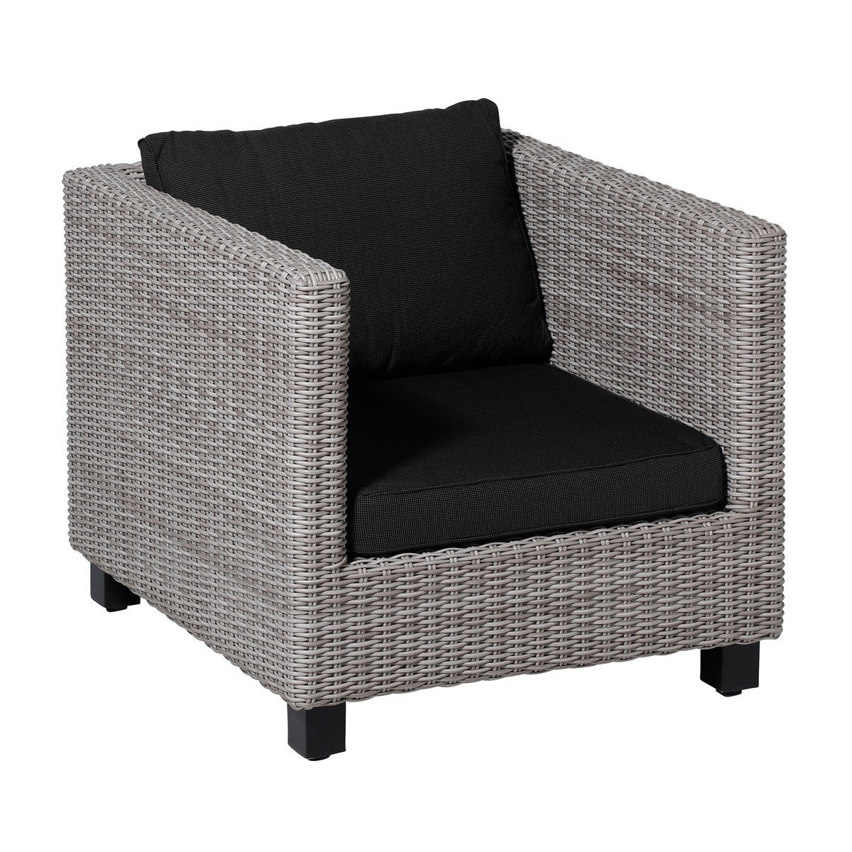 Rib black zitkussen lounge lux 60 x 60 cm Rib black zitkussen lounge lux 60 x 60 cm