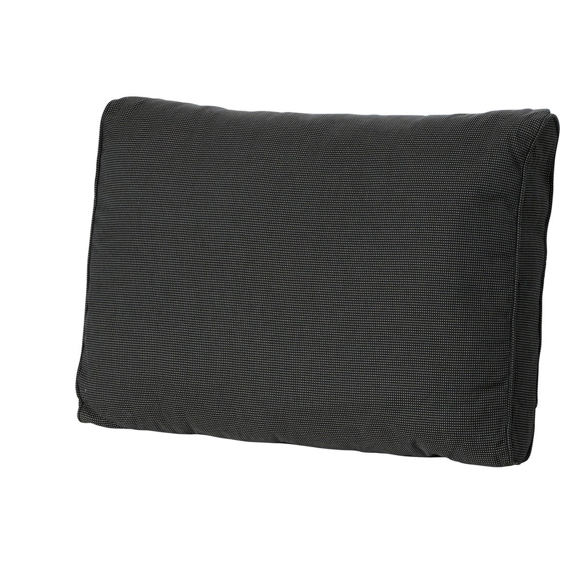 Rib Schwarz Rückenkissen Lounge Soft 60 x 40 cm Rib Schwarz Rückenkissen Lounge Soft 60 x 40 cm