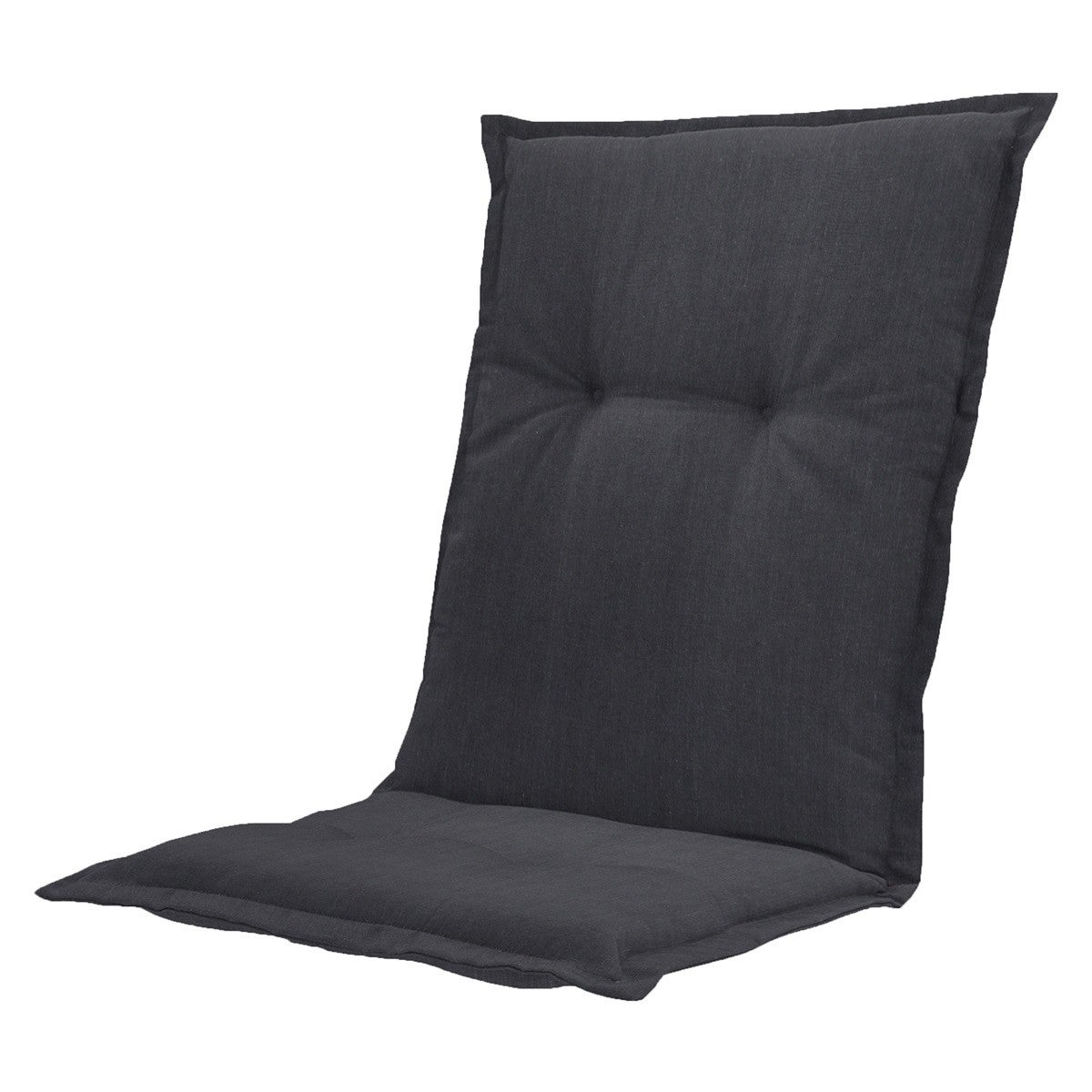 Basic black A052 kussen lage rug Basic black A052 kussen lage rug