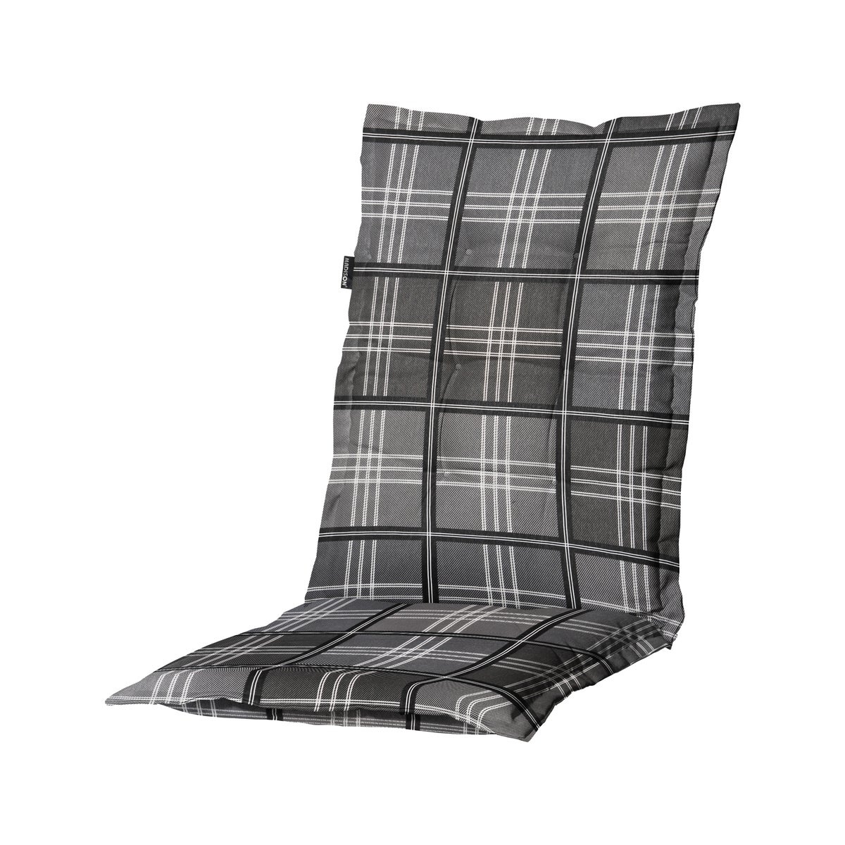 Patchy grey Mona lage rugkussen 105 x 50 cm Patchy grey Mona lage rugkussen 105 x 50 cm