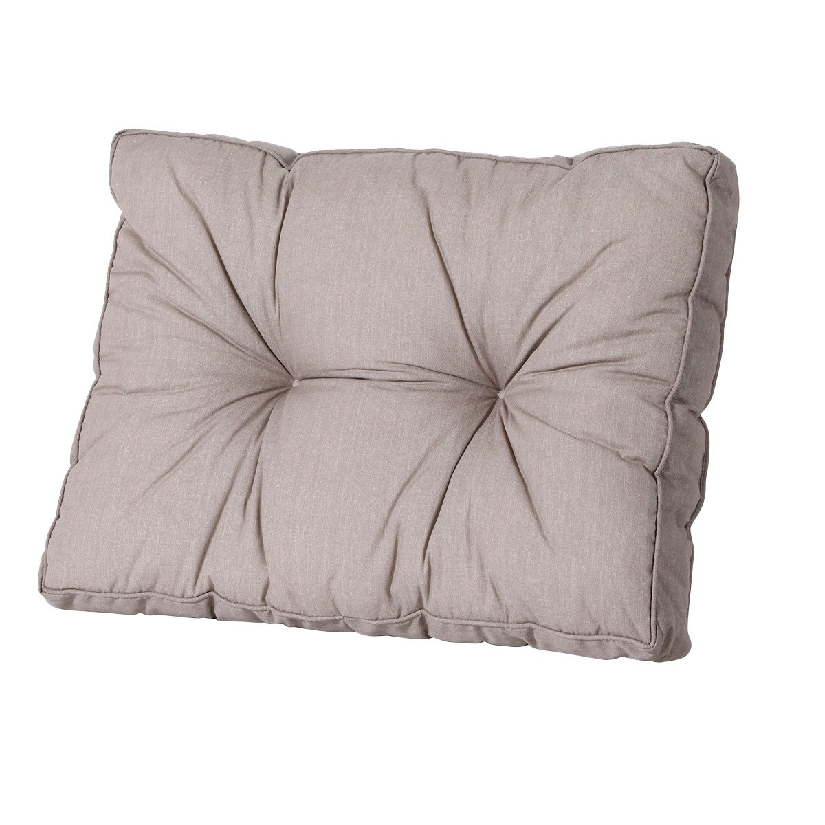 Basic taupe lounge rugkussen 60 x 40 cm Basic taupe lounge rugkussen 60 x 40 cm