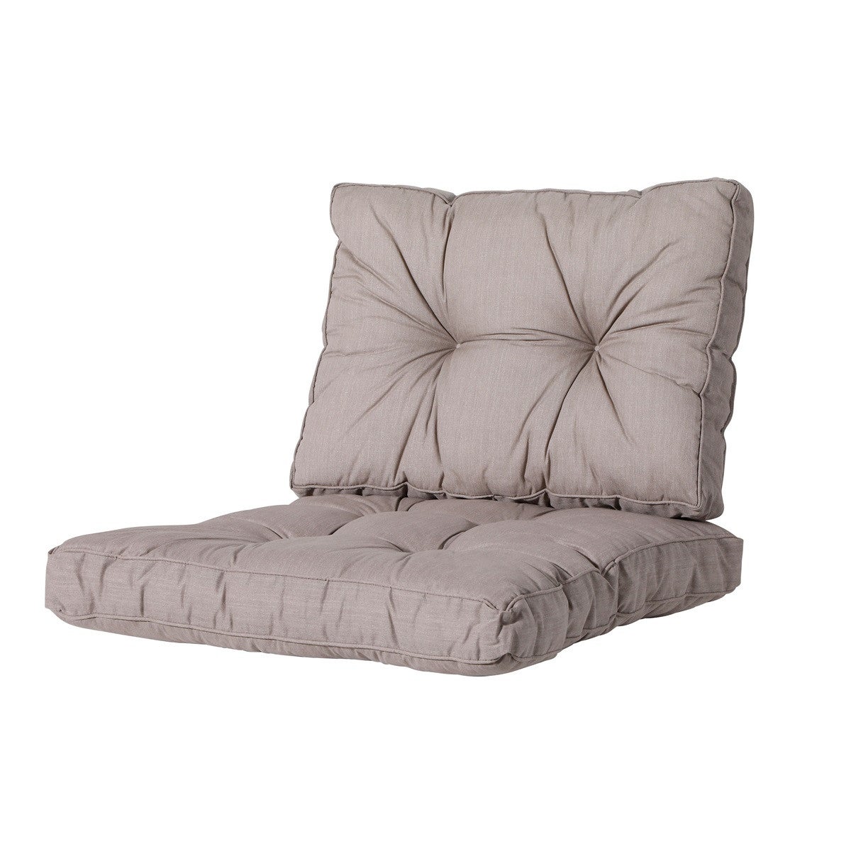 Basic taupe lounge rugkussen 60 x 40 cm Basic taupe lounge rugkussen 60 x 40 cm