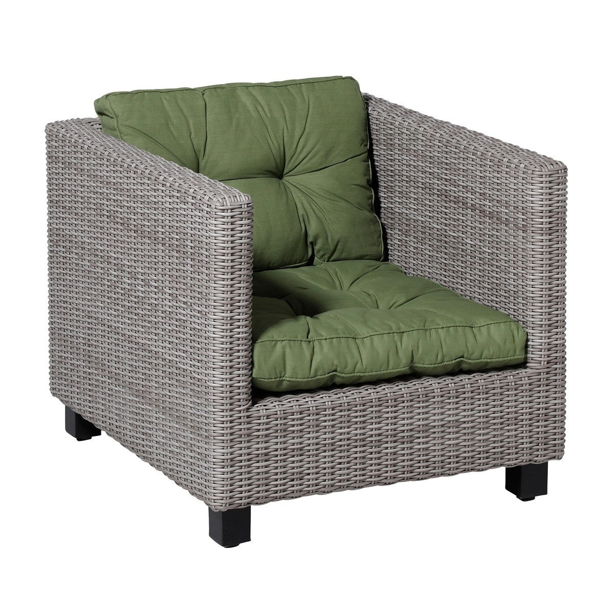 Basic green lounge zitkussen 60 x 60 cm Basic green lounge zitkussen 60 x 60 cm
