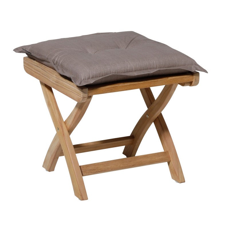 Basic taupe hocker 50 x 50 cm Basic taupe hocker 50 x 50 cm