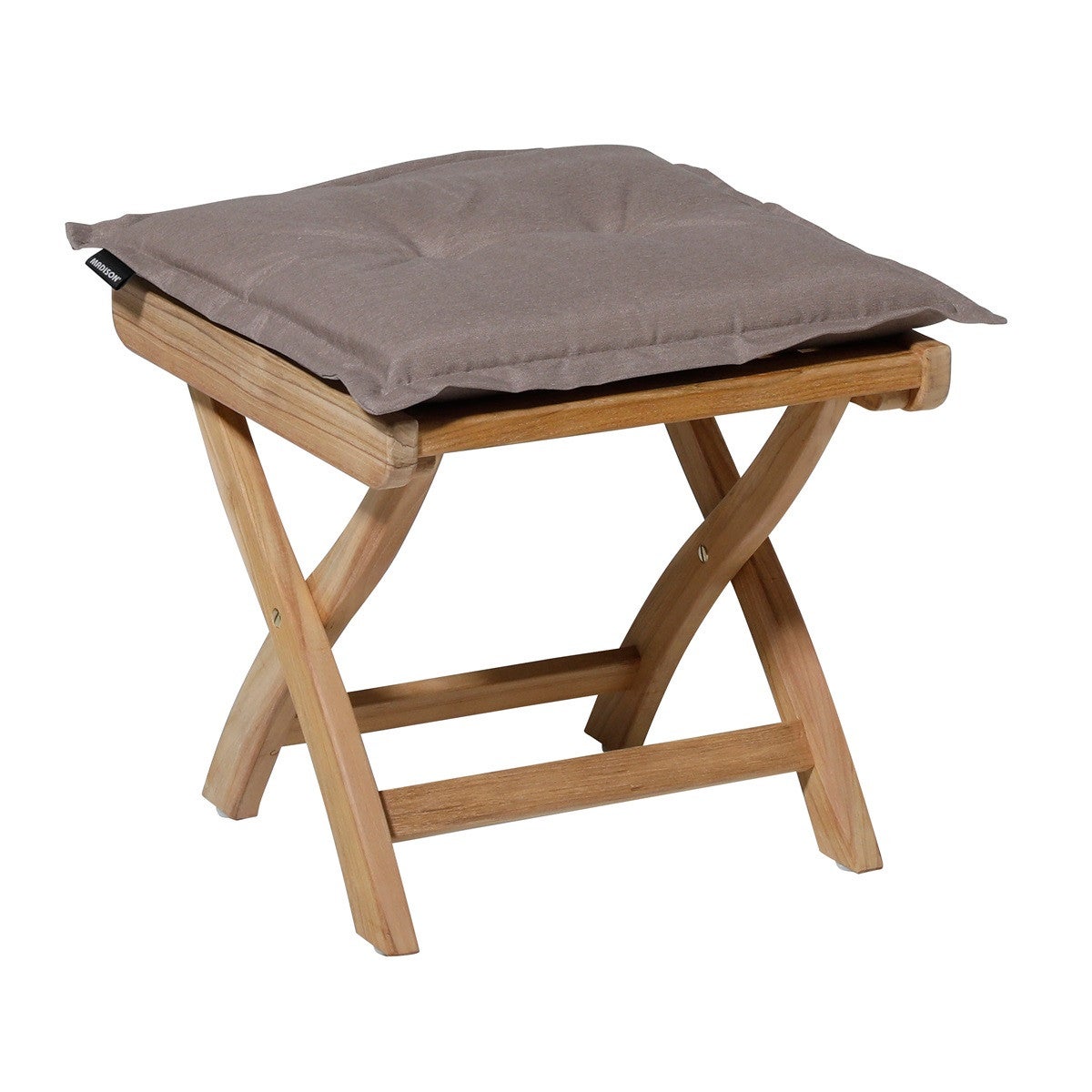 Panama taupe hocker 50 x 50 cm Panama taupe hocker 50 x 50 cm