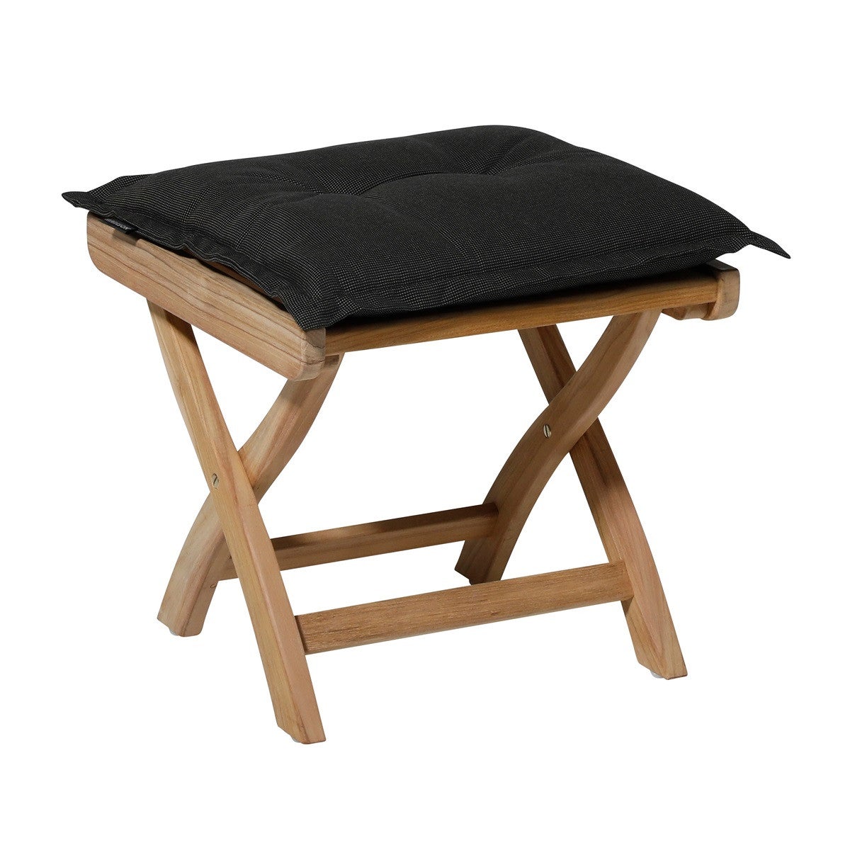 Rib black hocker 50 x 50 cm Rib black hocker 50 x 50 cm
