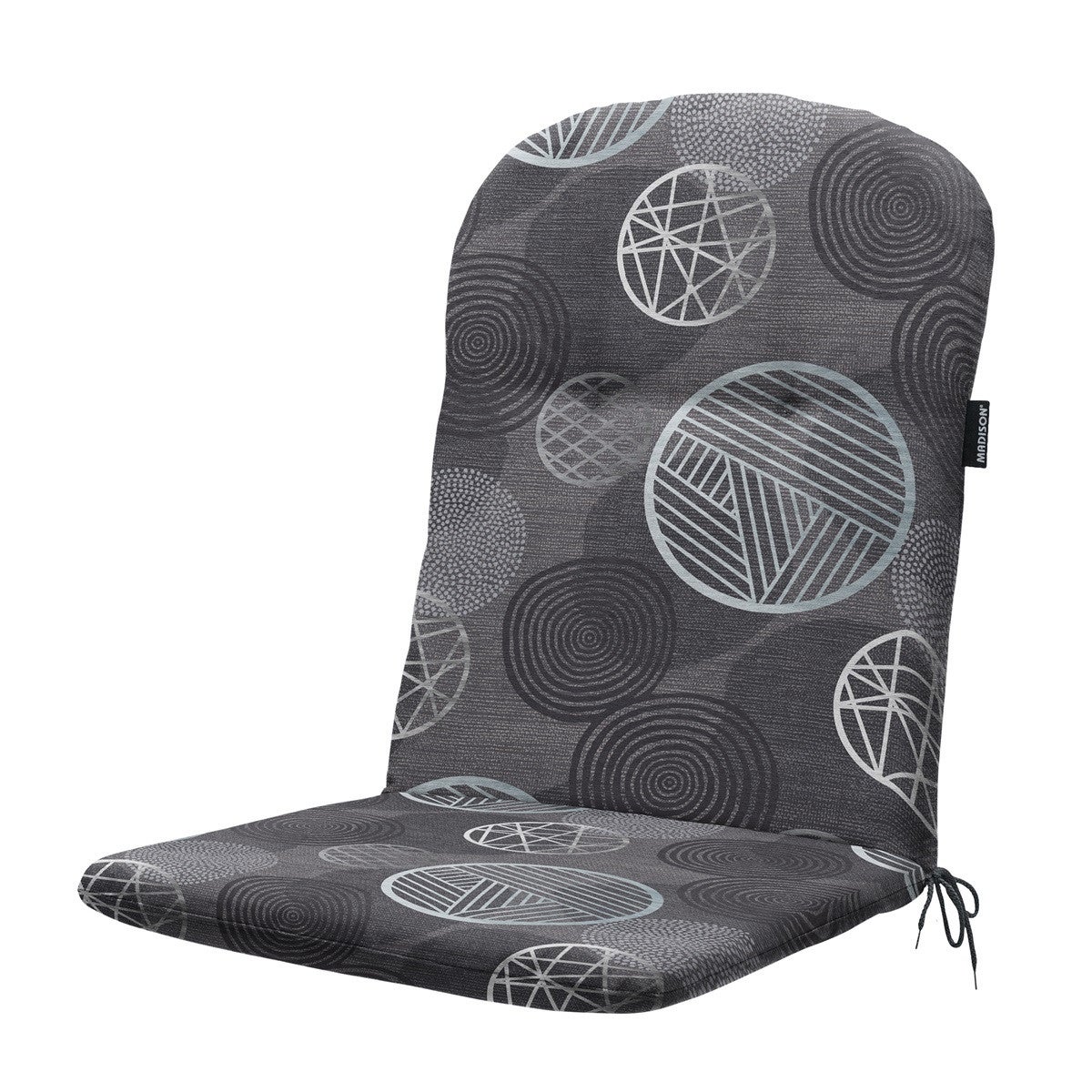 Circle Grey kuipkussen hoog 45 x 96 cm Circle Grey kuipkussen hoog 45 x 96 cm